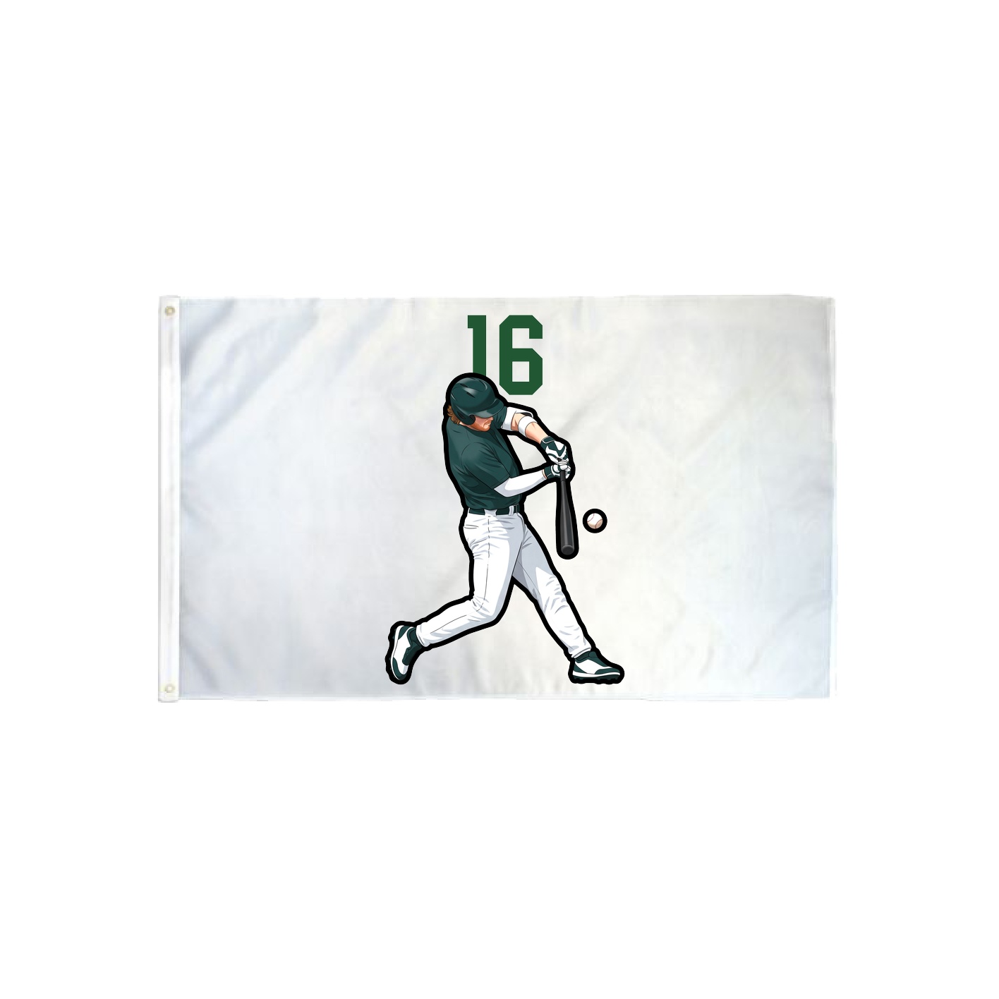 3x5 Flag — Number Top in Classic