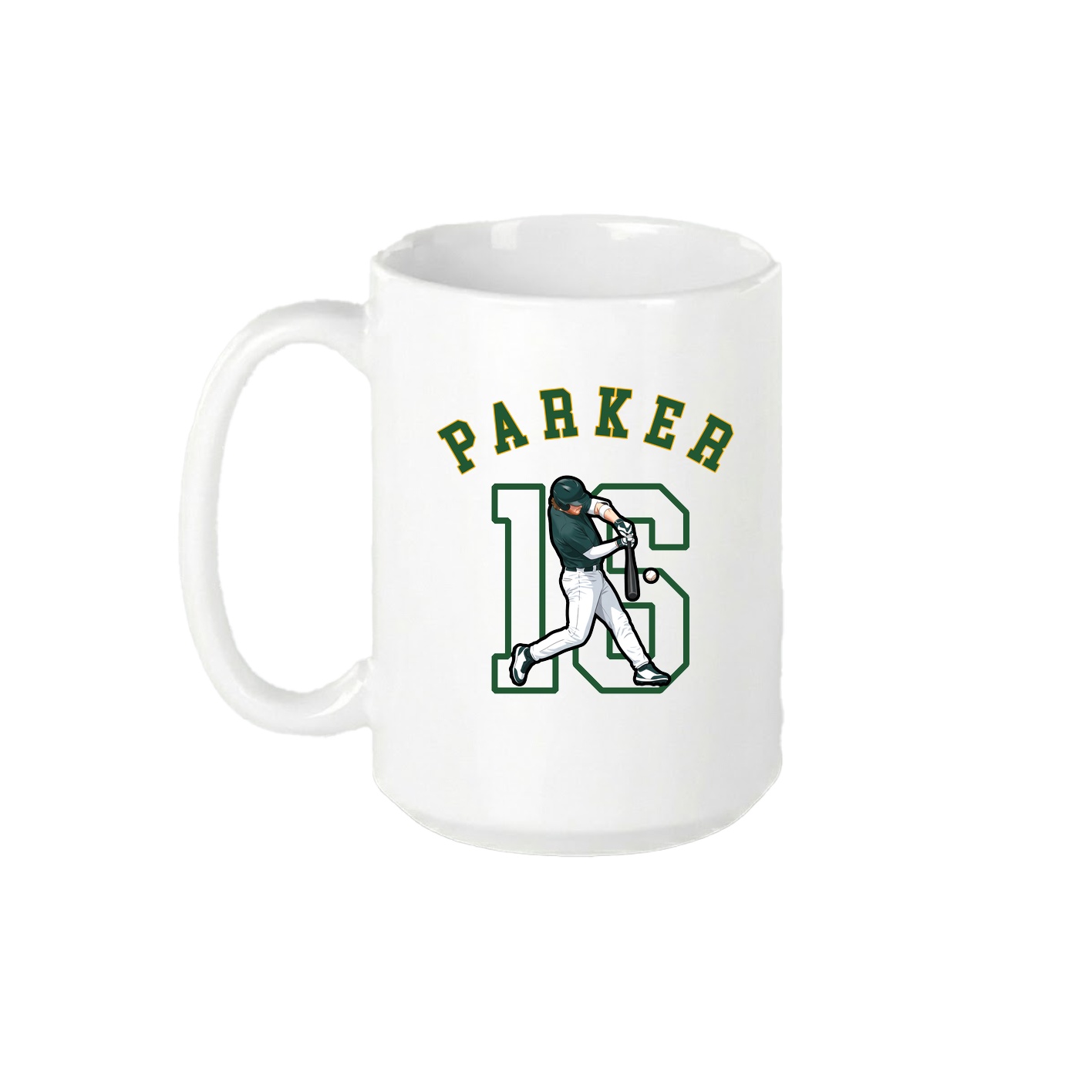15oz Coffee Mug — Shirsey Arch in White