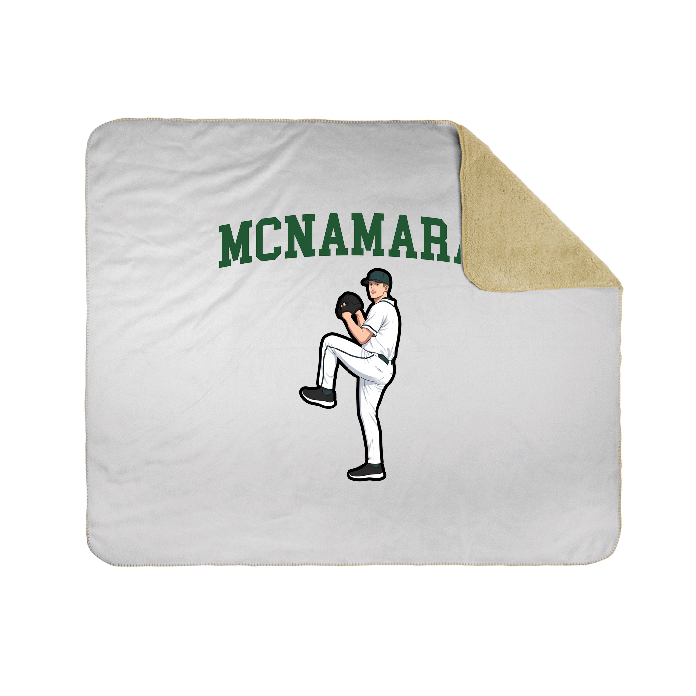 Throw Blanket — Shirsey in White