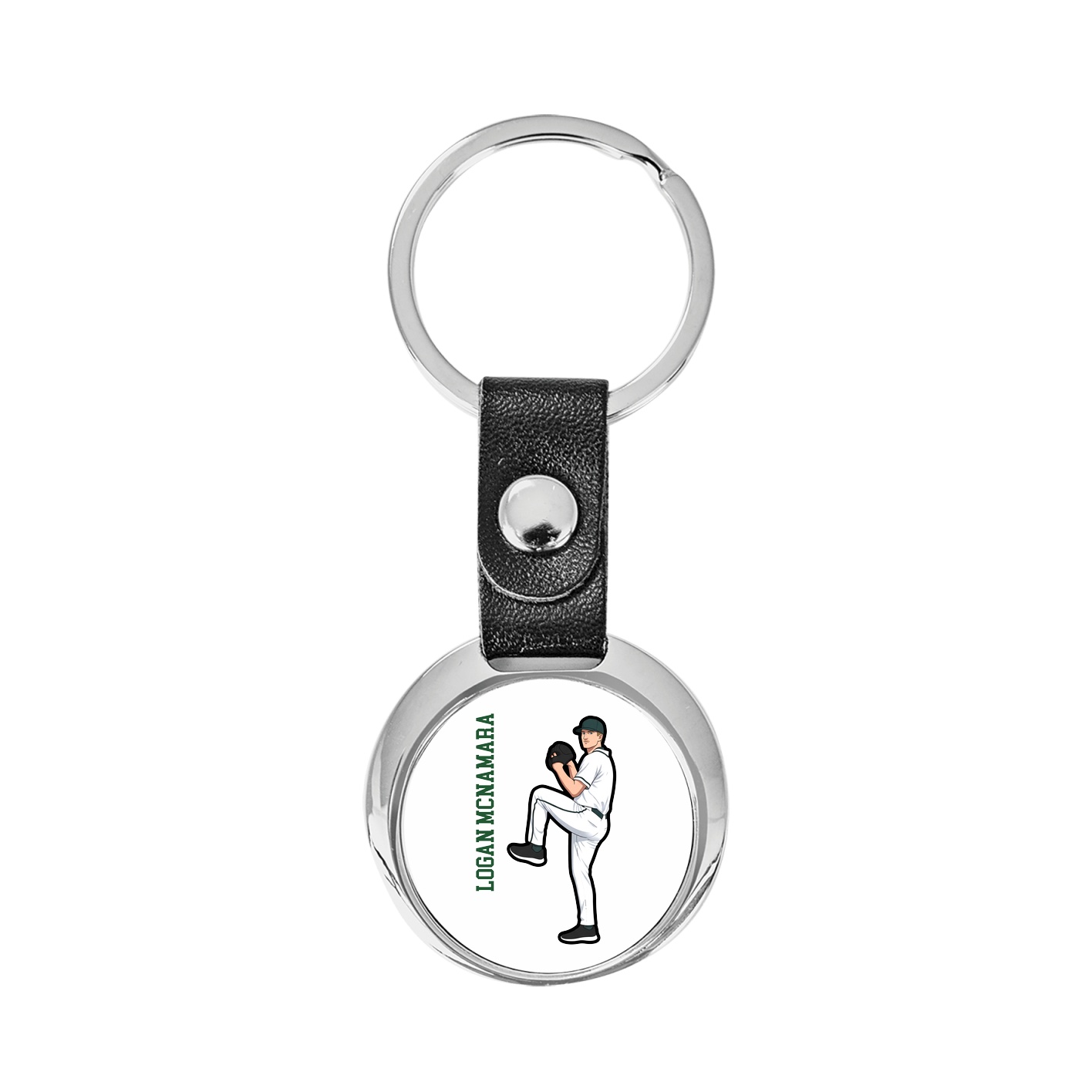 Key Chain — Name Vertical in Classic