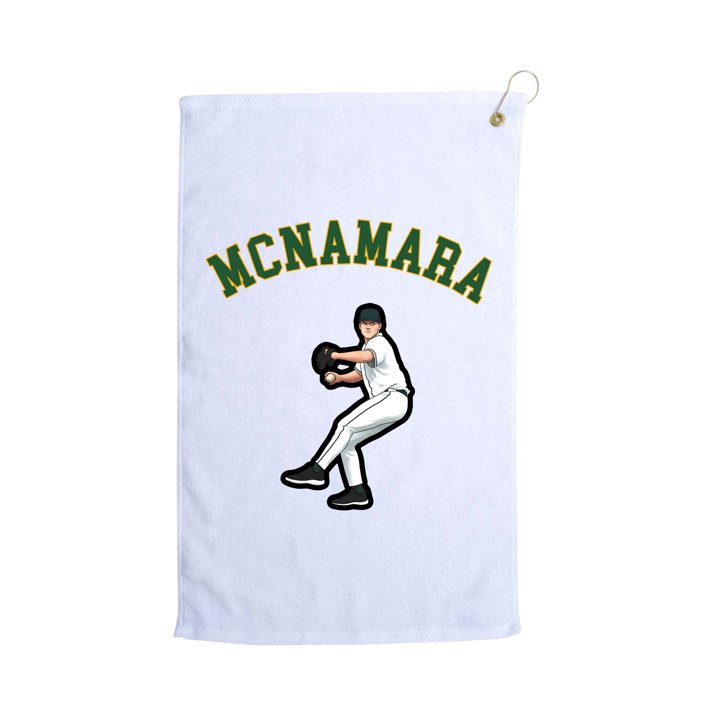 Golf Towel — Shirsey Arch in White