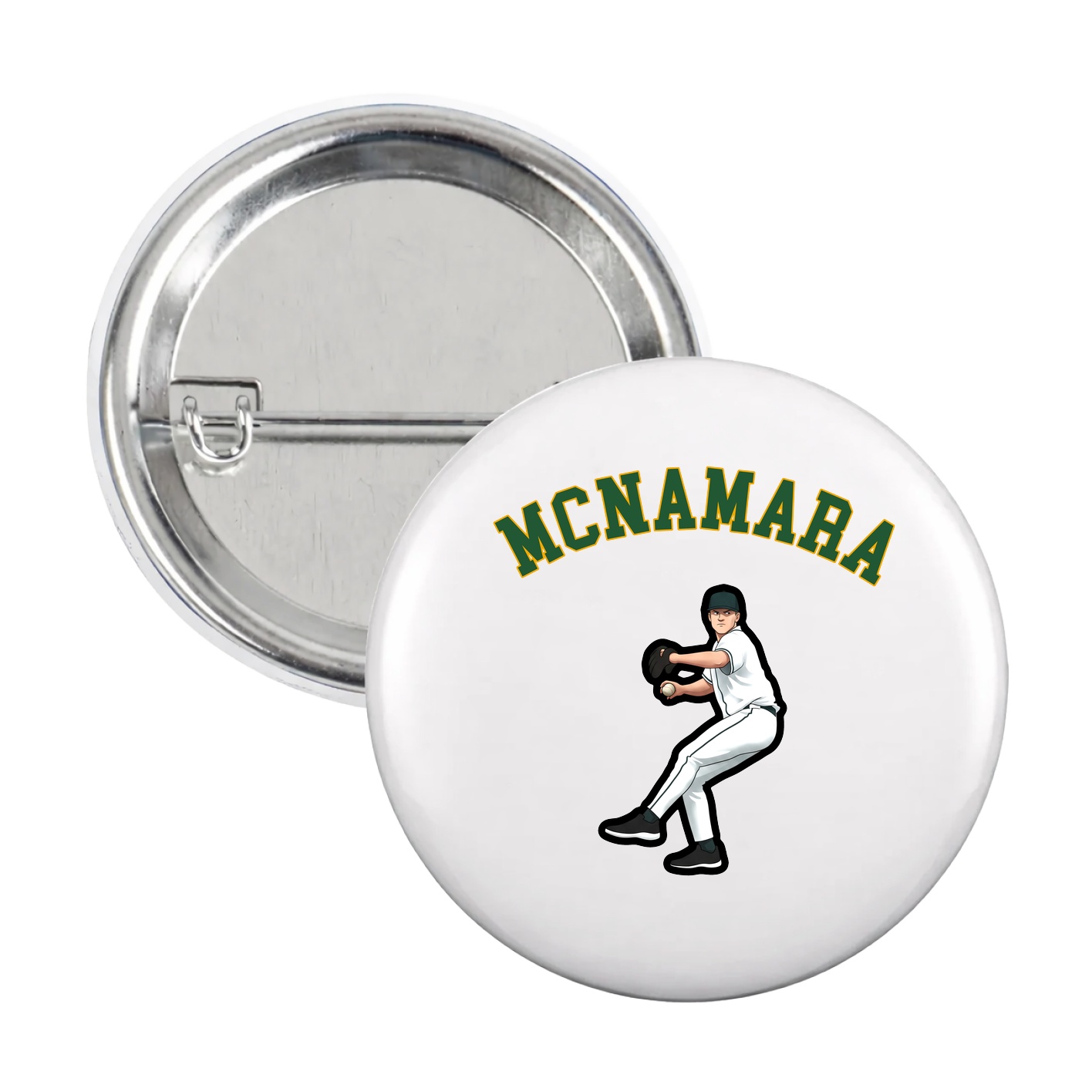 Game Day Button — Shirsey Arch in White