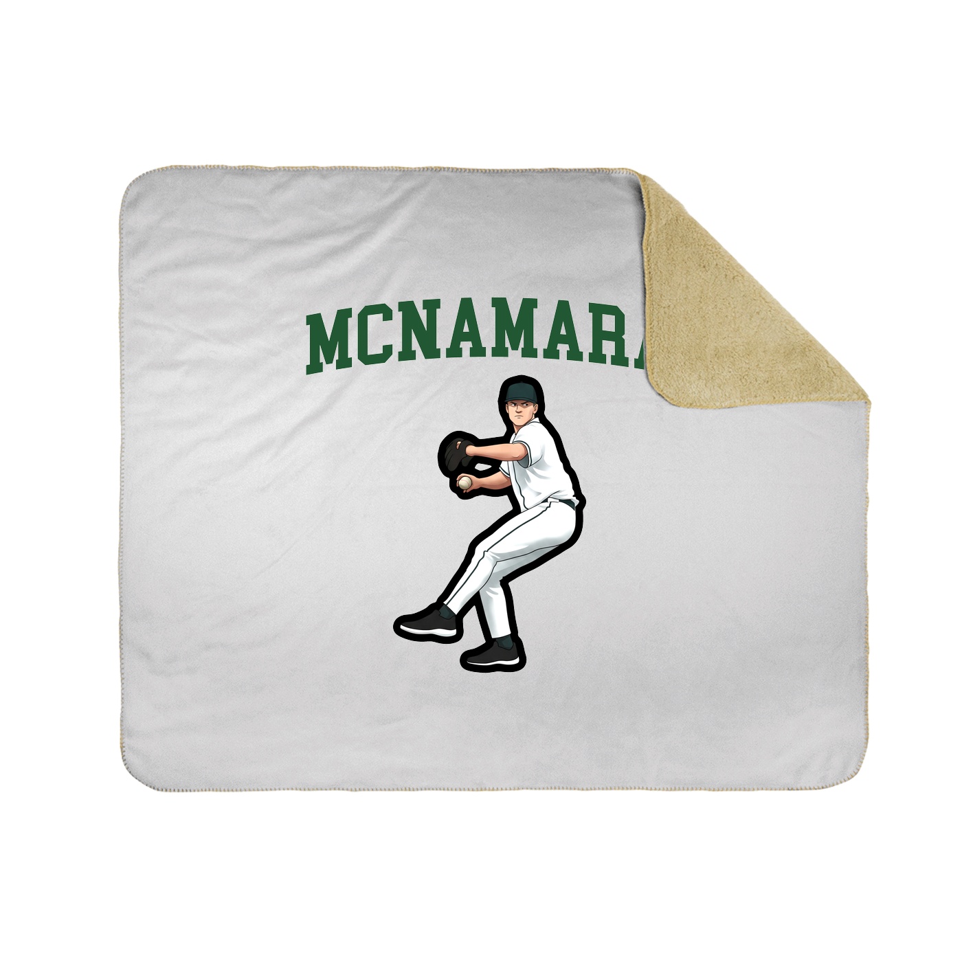 Throw Blanket — Shirsey in White