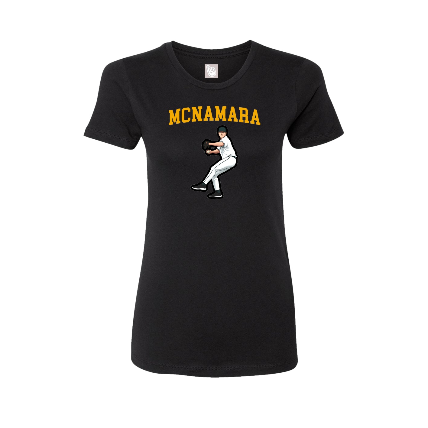 Fitted Women's Tee — Shirsey in Black