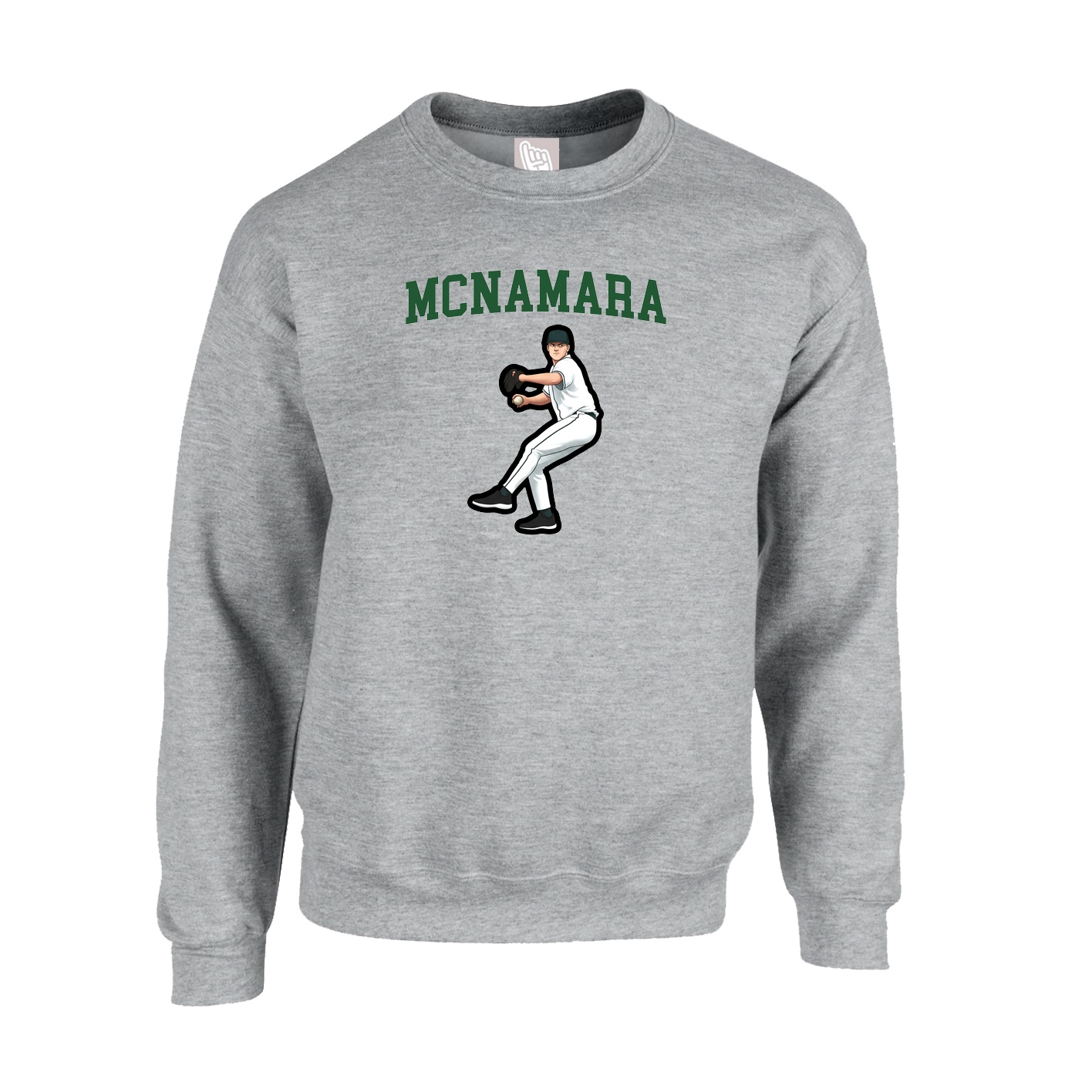 Fleece Crew — Shirsey in Grey