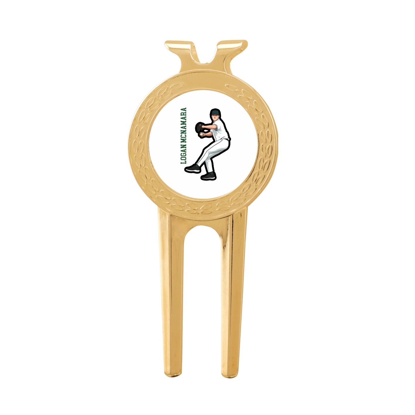 Divot Tool with Ball Marker — Name Vertical in Classic