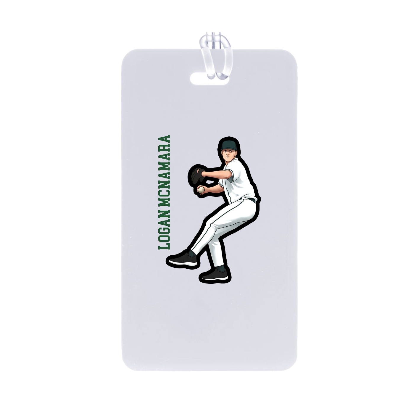 Bag Tag — Name Vertical in Classic