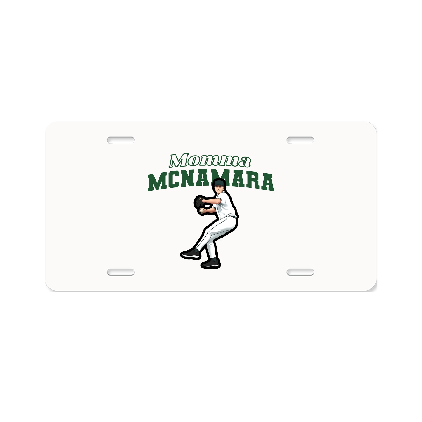 License Plate — Mothers Day Block in Classic