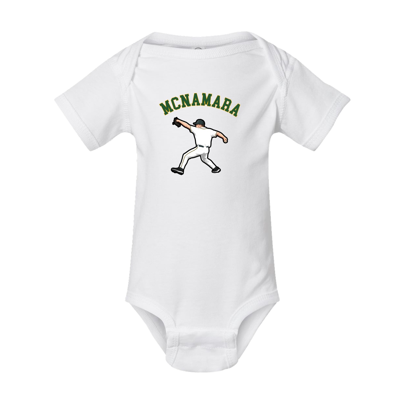 Baby Onesie — Shirsey Arch in White
