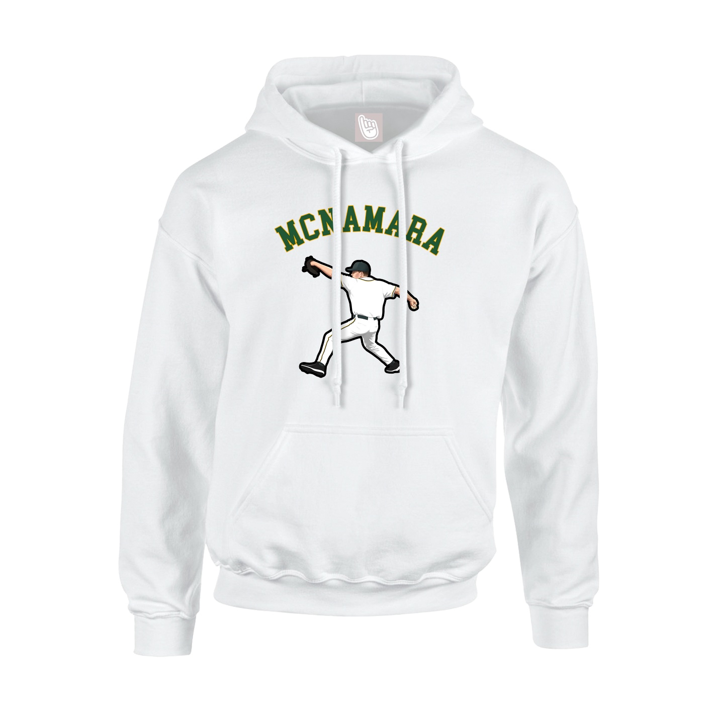 Hoodie — Shirsey Arch in White