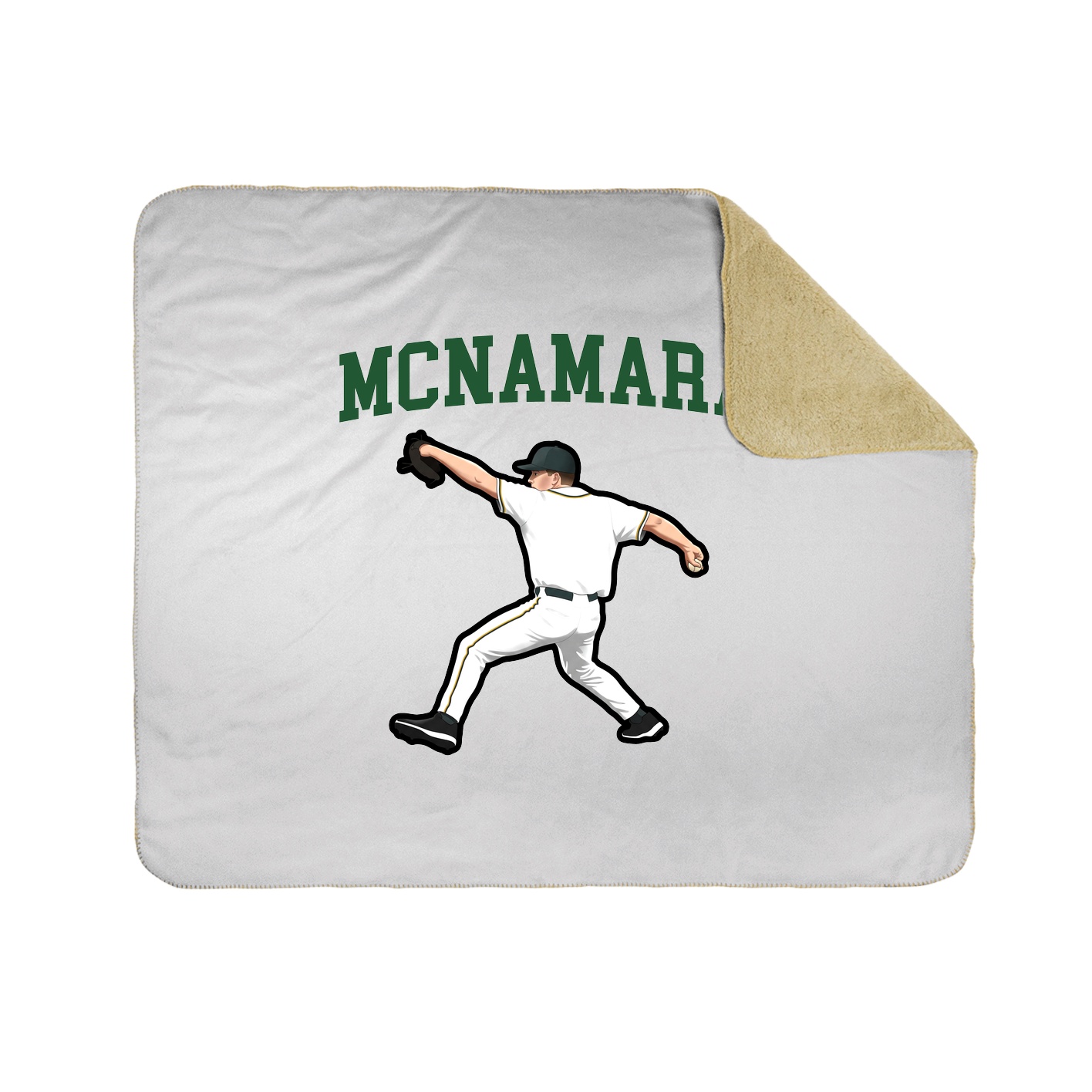 Throw Blanket — Shirsey in White