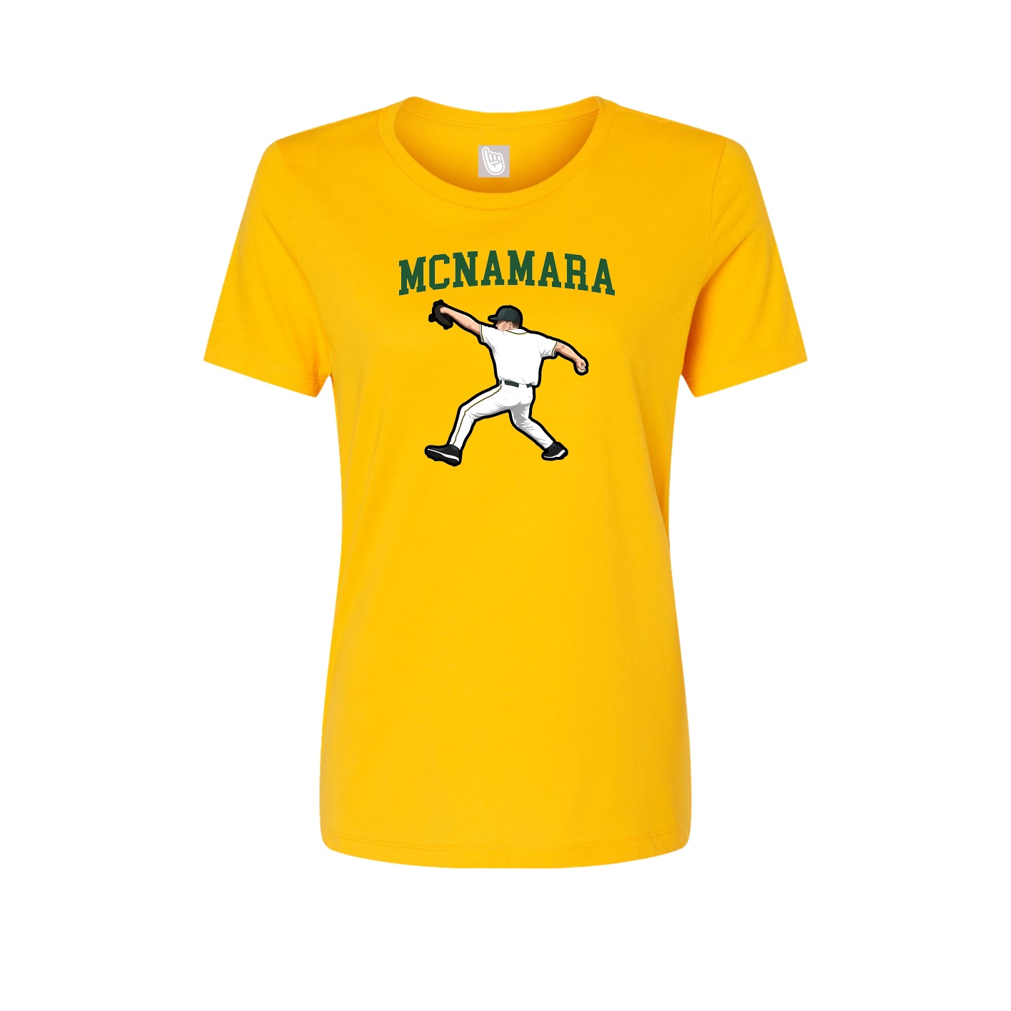Fitted Women's Tee — Shirsey in Gold