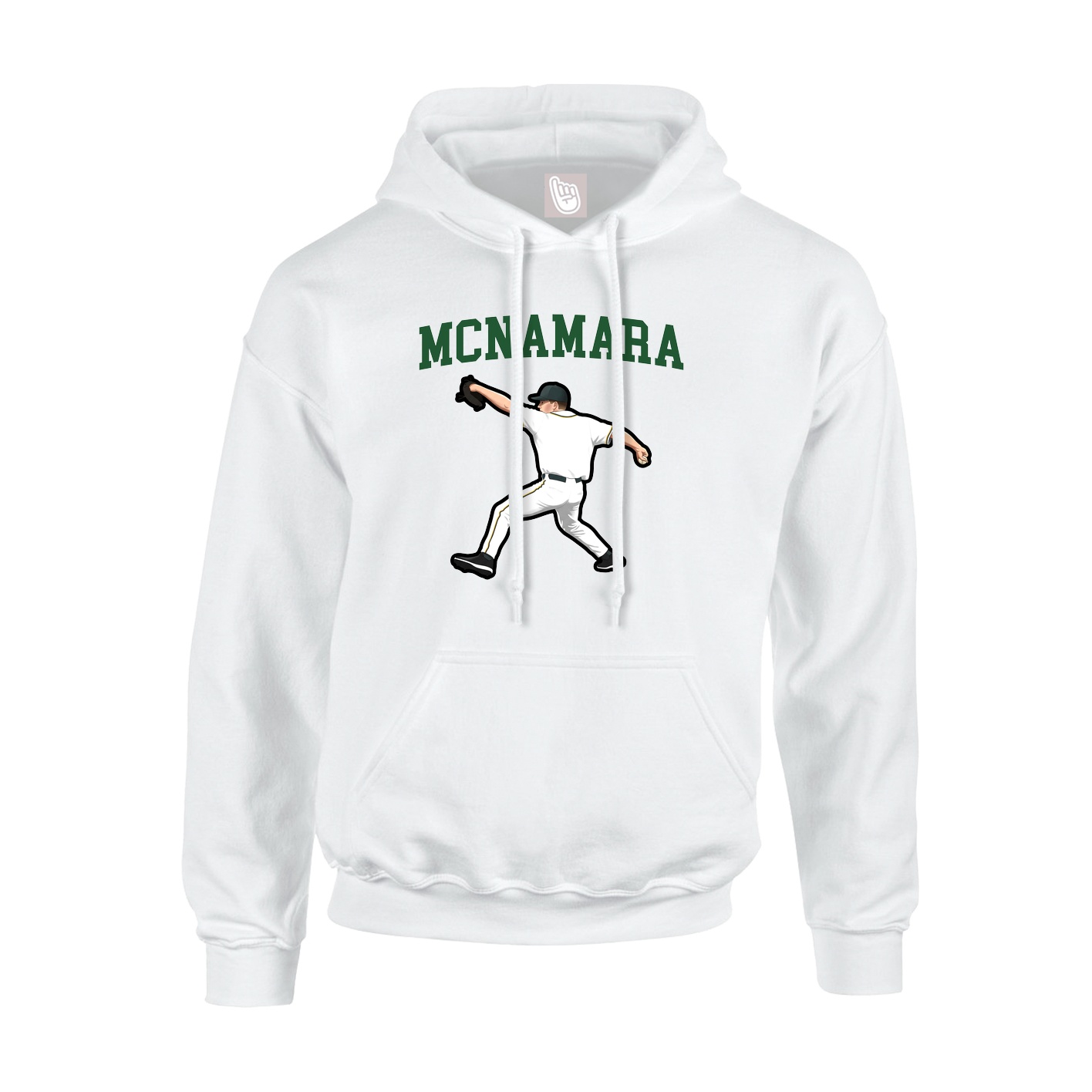 Hoodie — Shirsey in White