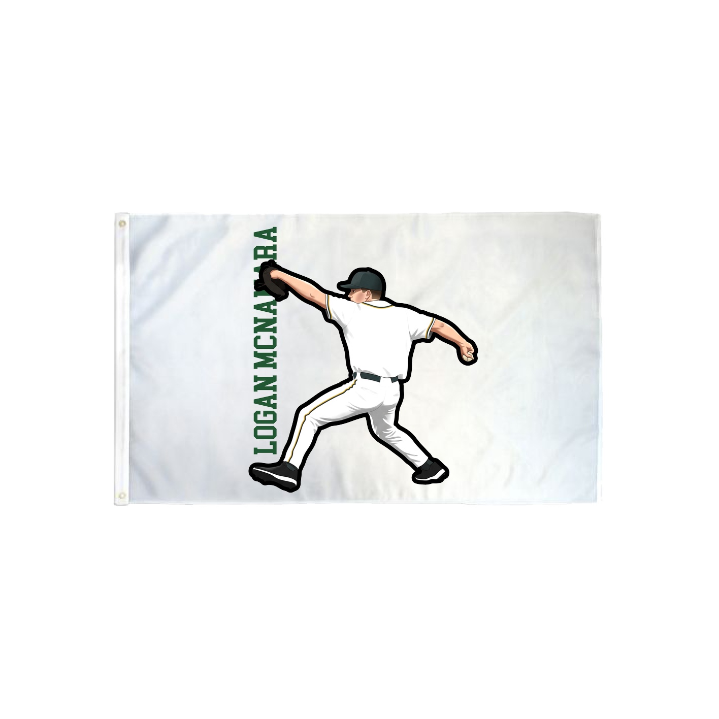 3x5 Flag — Name Vertical in Classic