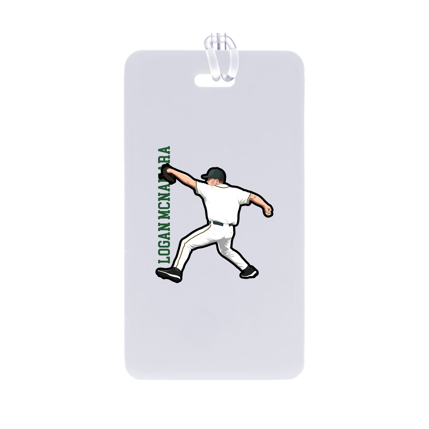 Bag Tag — Name Vertical in Classic