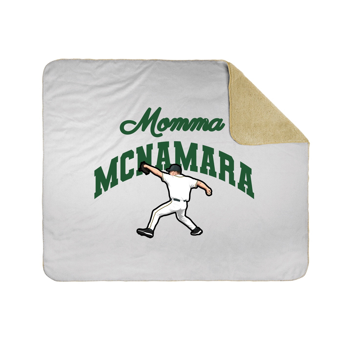 Throw Blanket — Mothers Day Arch in White