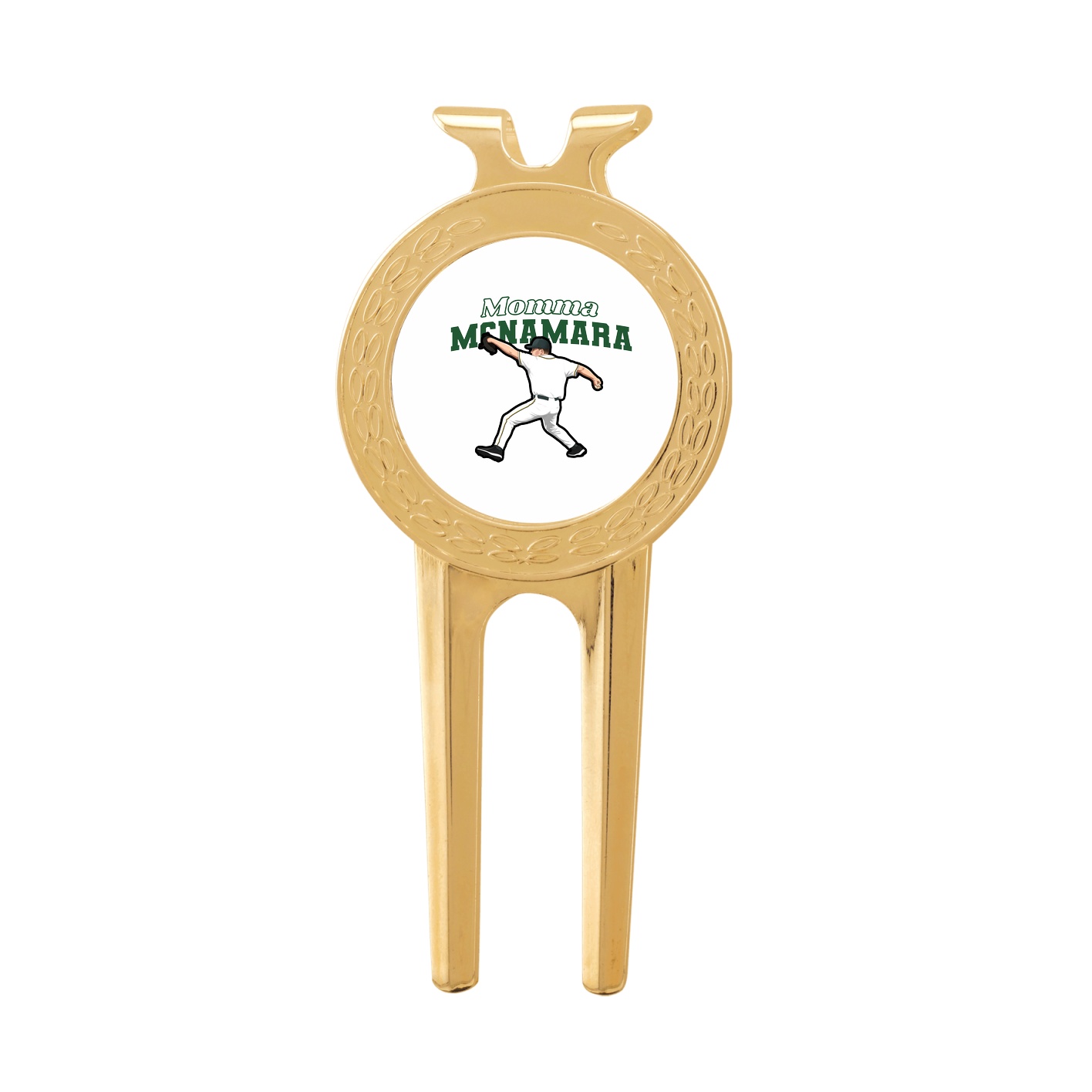 Divot Tool with Ball Marker — Mothers Day Block in Classic