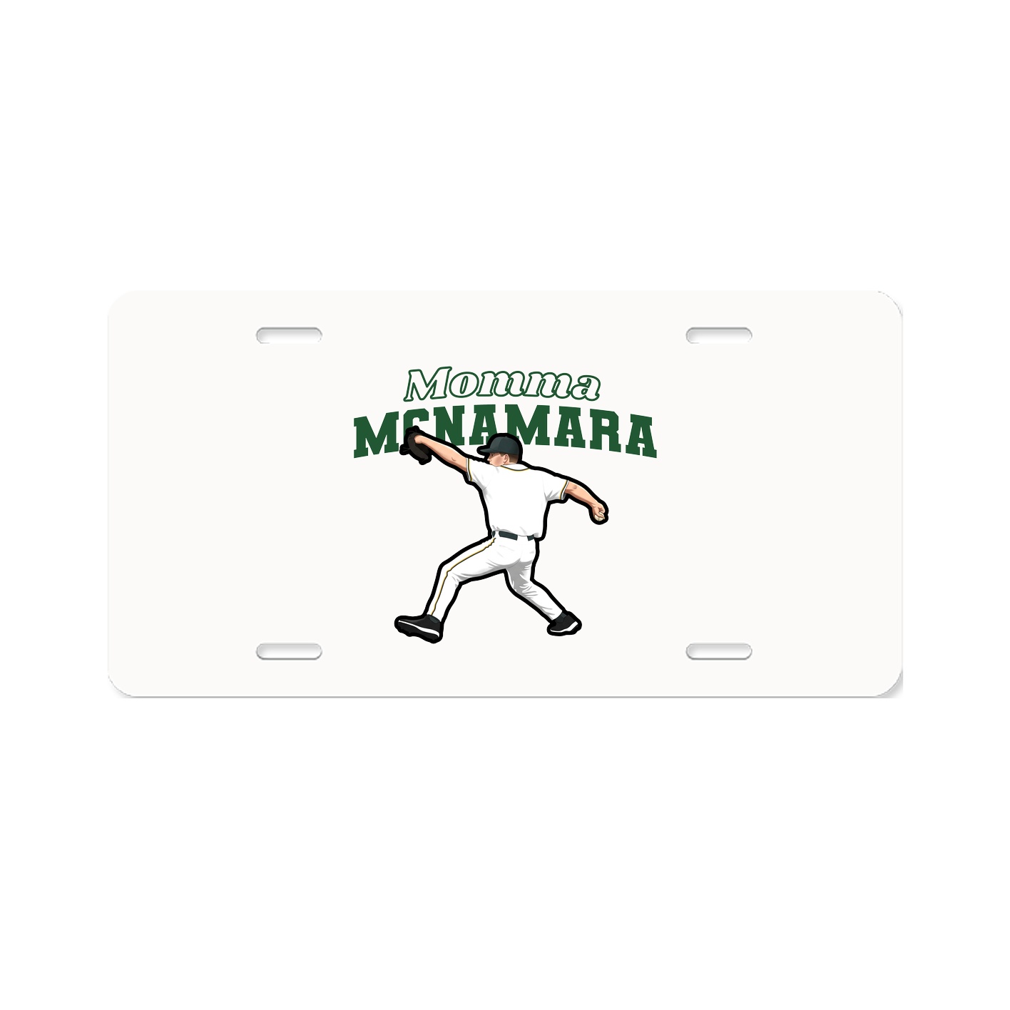 License Plate — Mothers Day Block in Classic