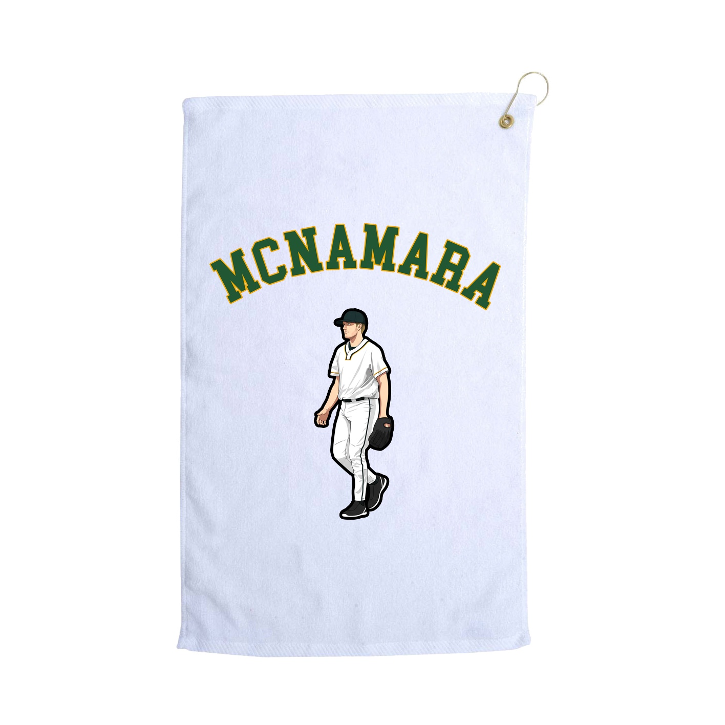 Golf Towel — Shirsey Arch in White