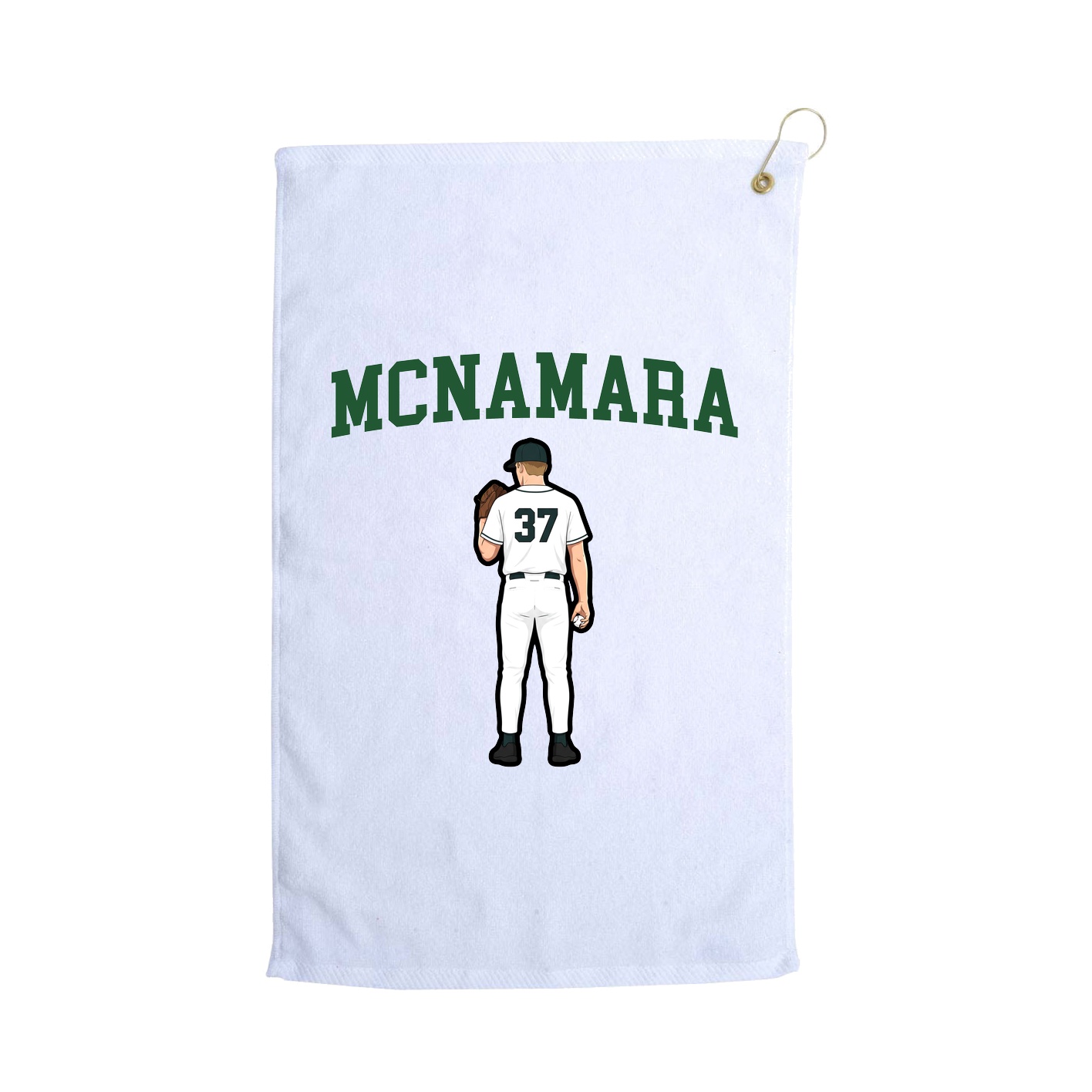 Golf Towel — Shirsey in White