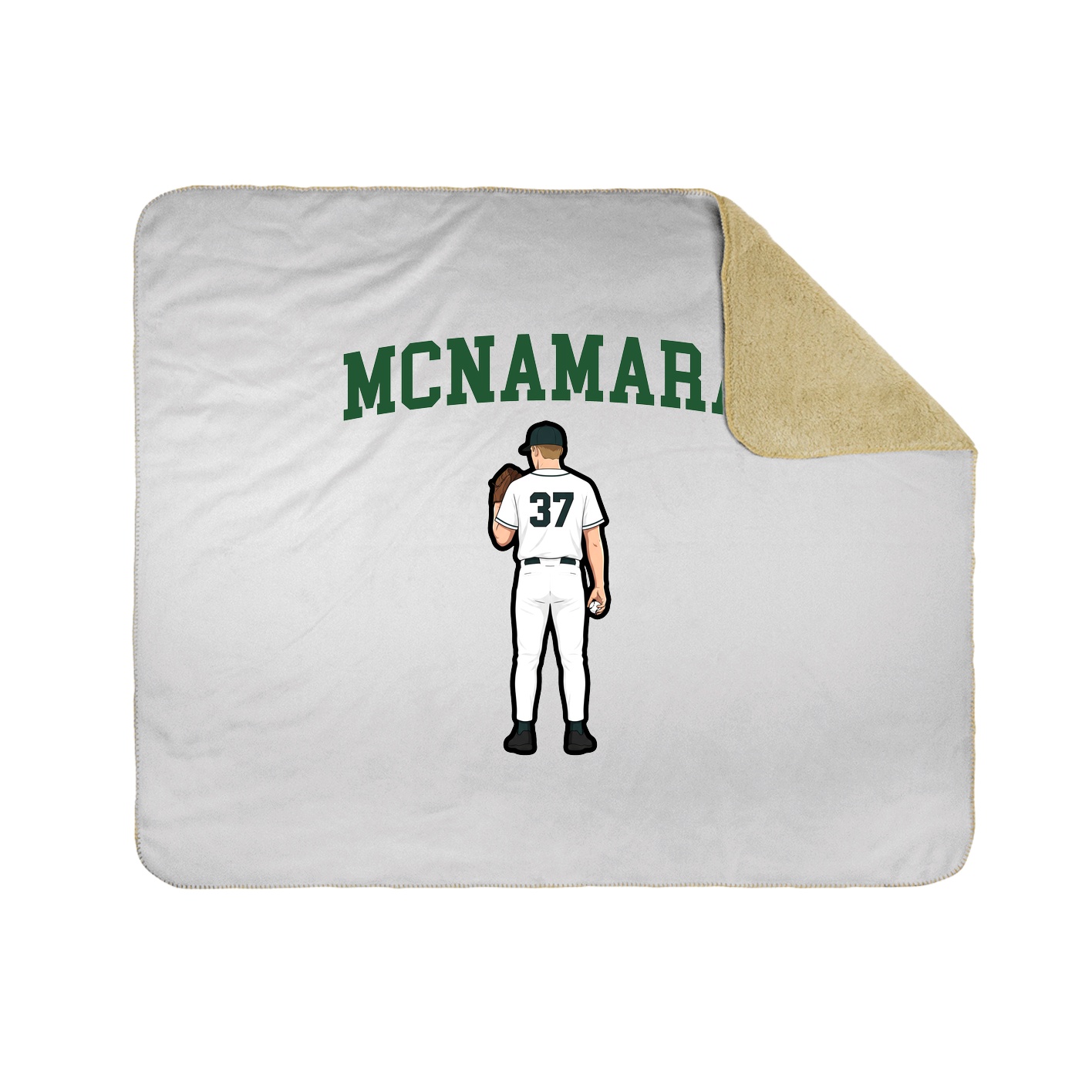 Throw Blanket — Shirsey in White