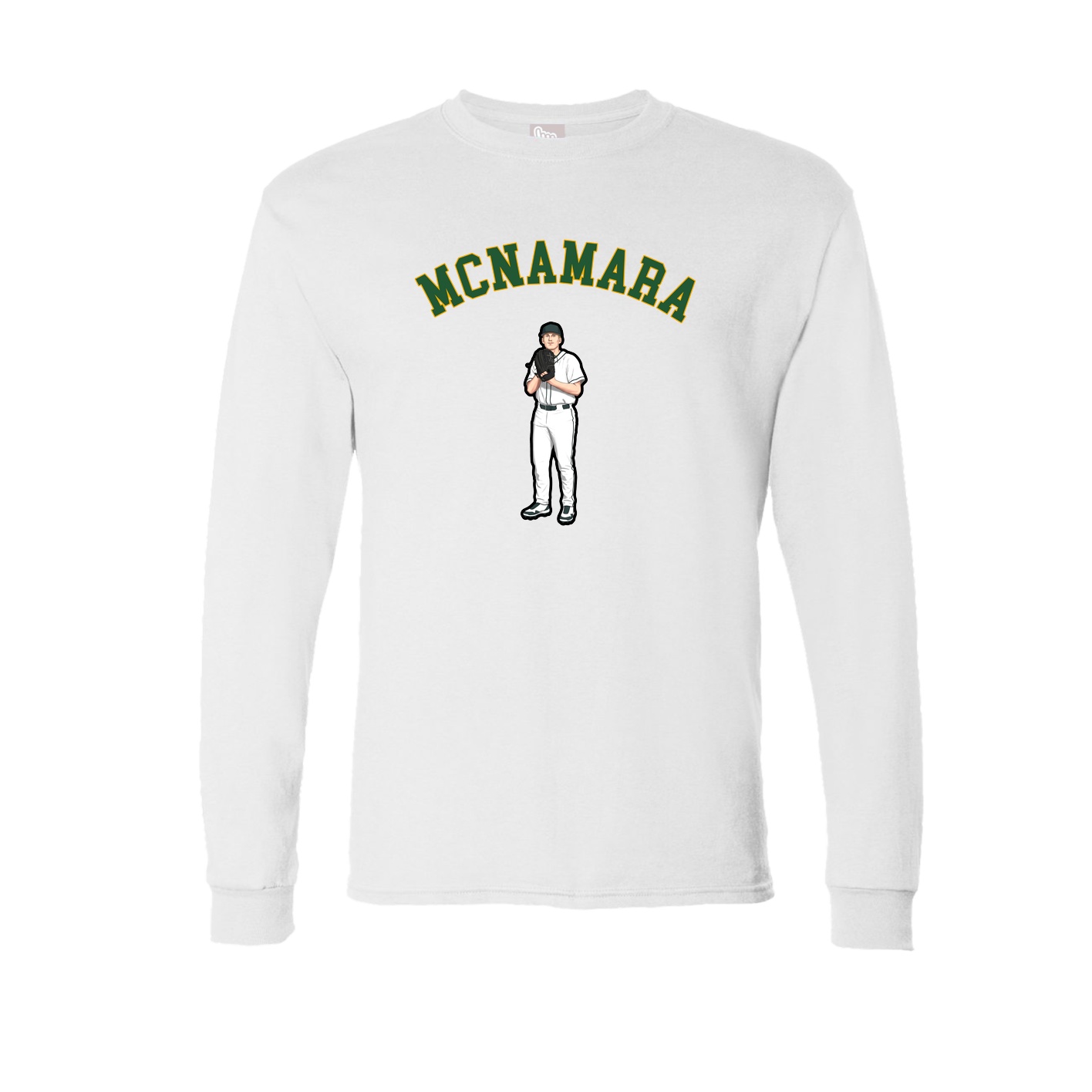Long Sleeve Tee — Shirsey Arch in White