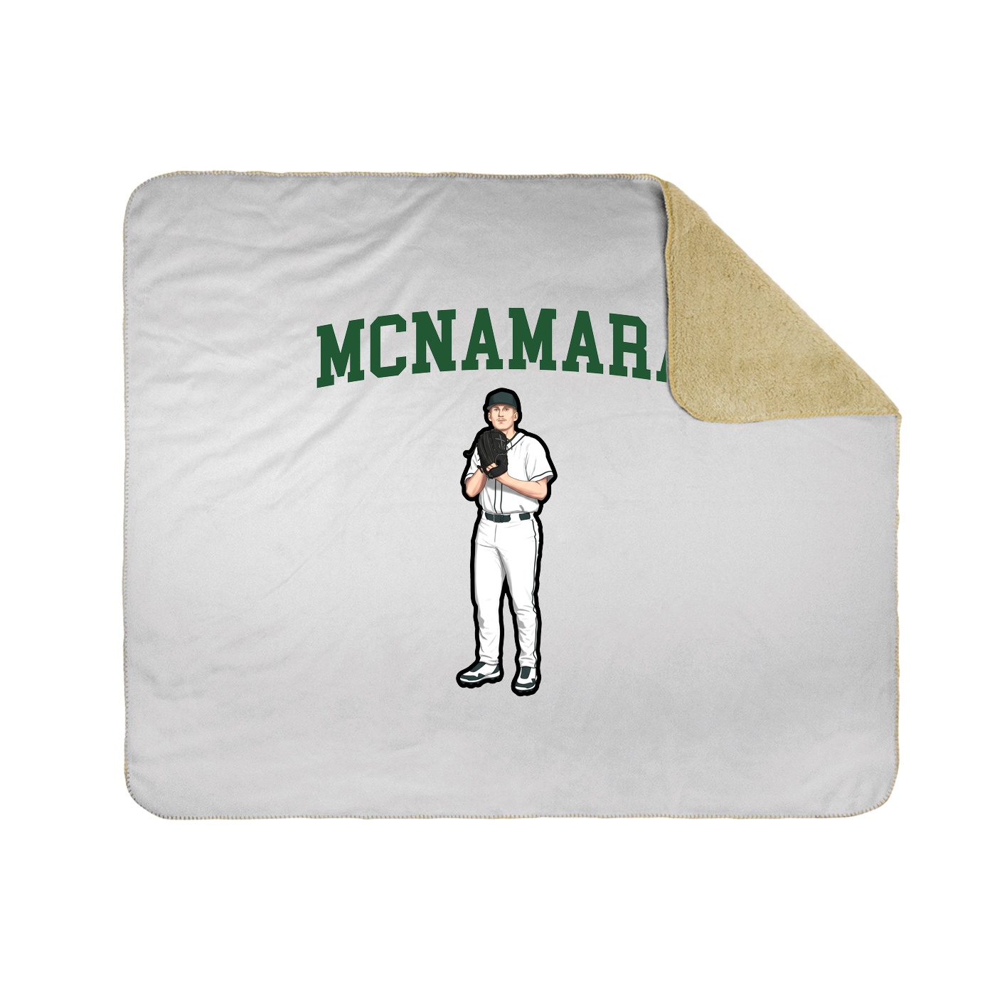 Throw Blanket — Shirsey in White