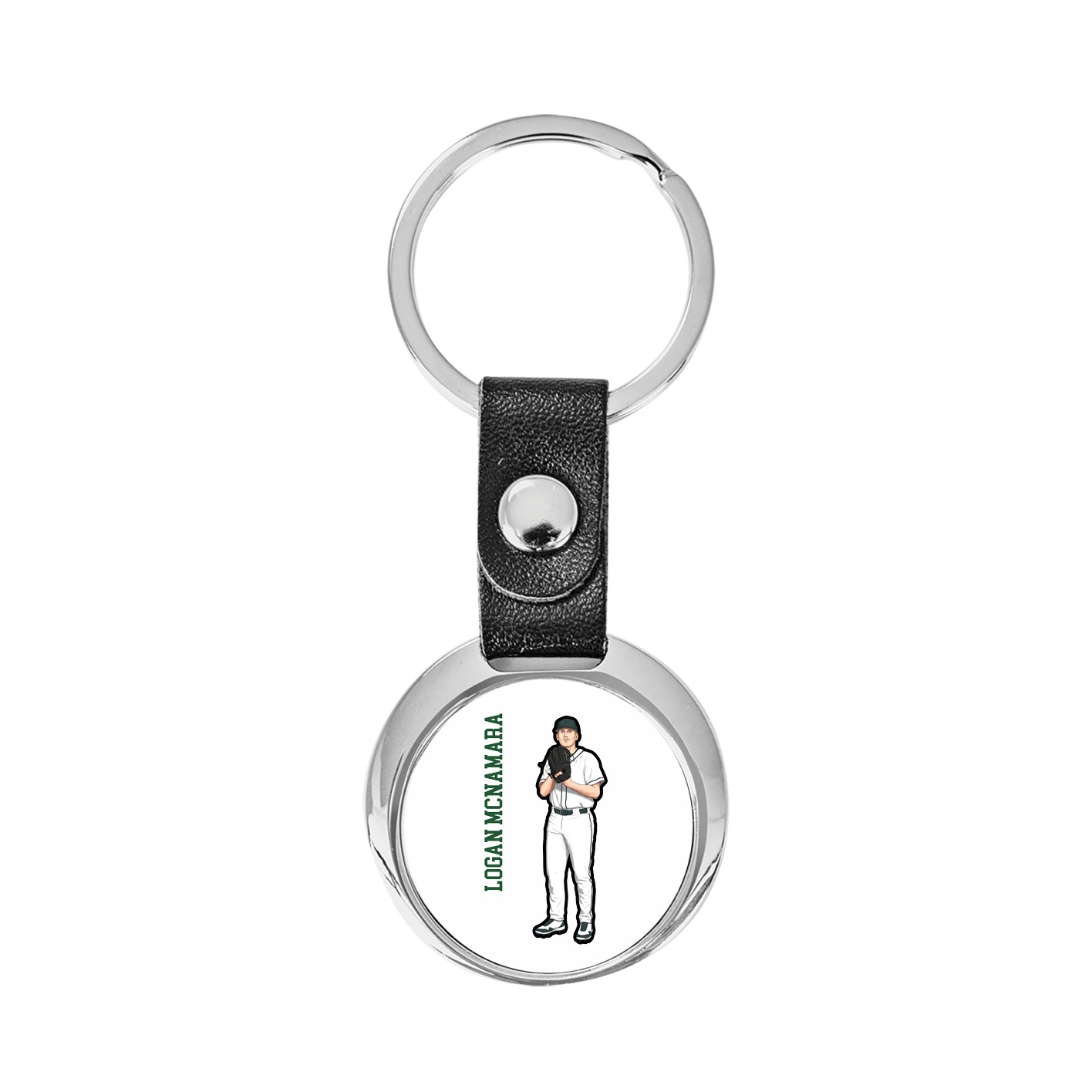 Key Chain — Name Vertical in Classic