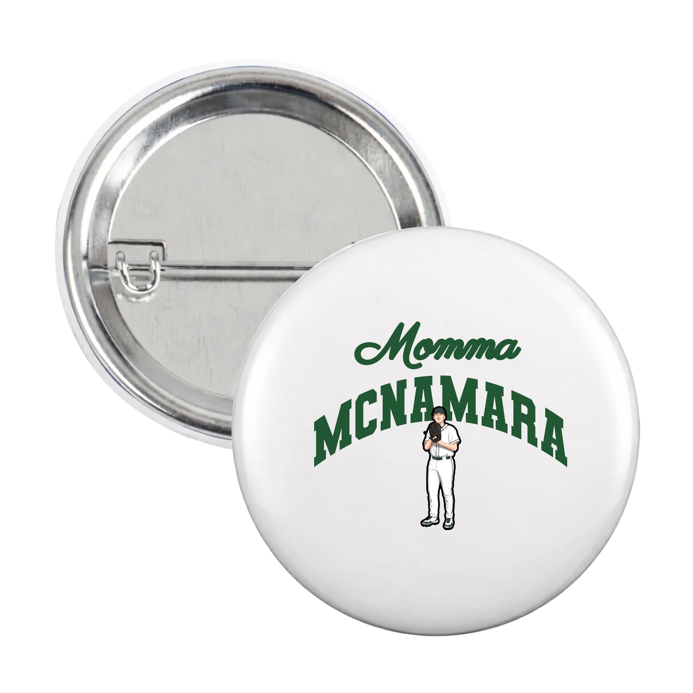 Game Day Button — Mothers Day Arch in White