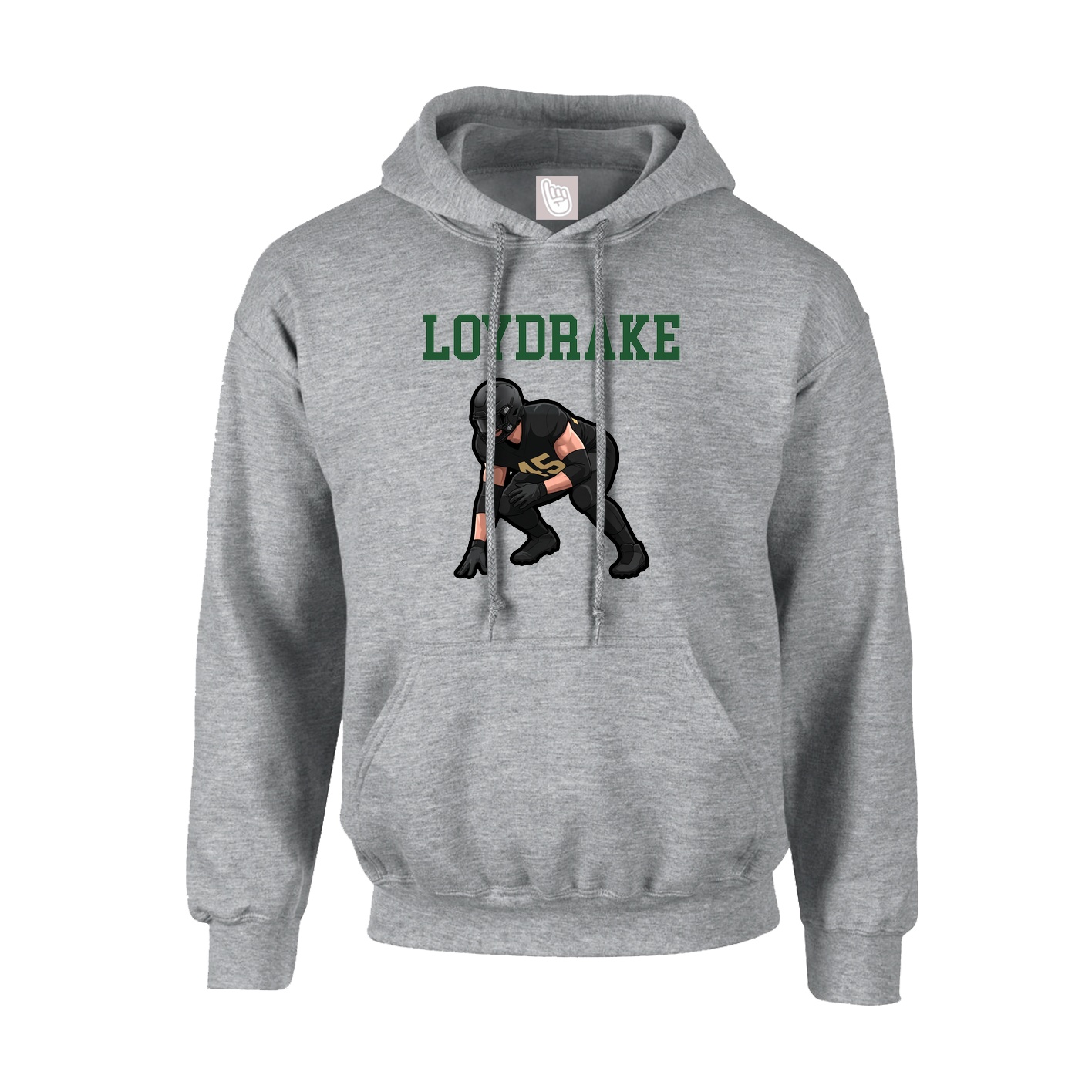 Hoodie — Shirsey in Grey