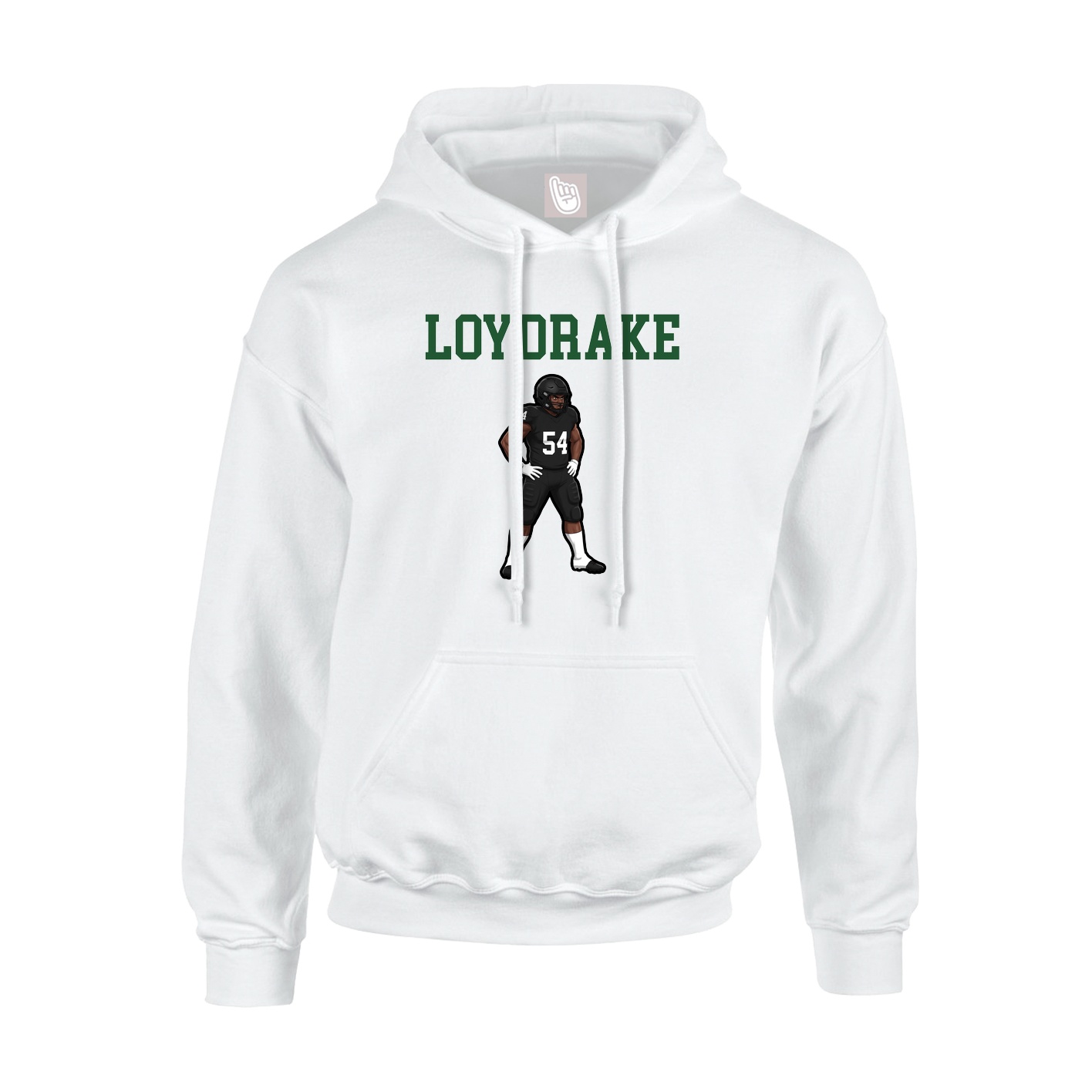 Hoodie — Shirsey in White