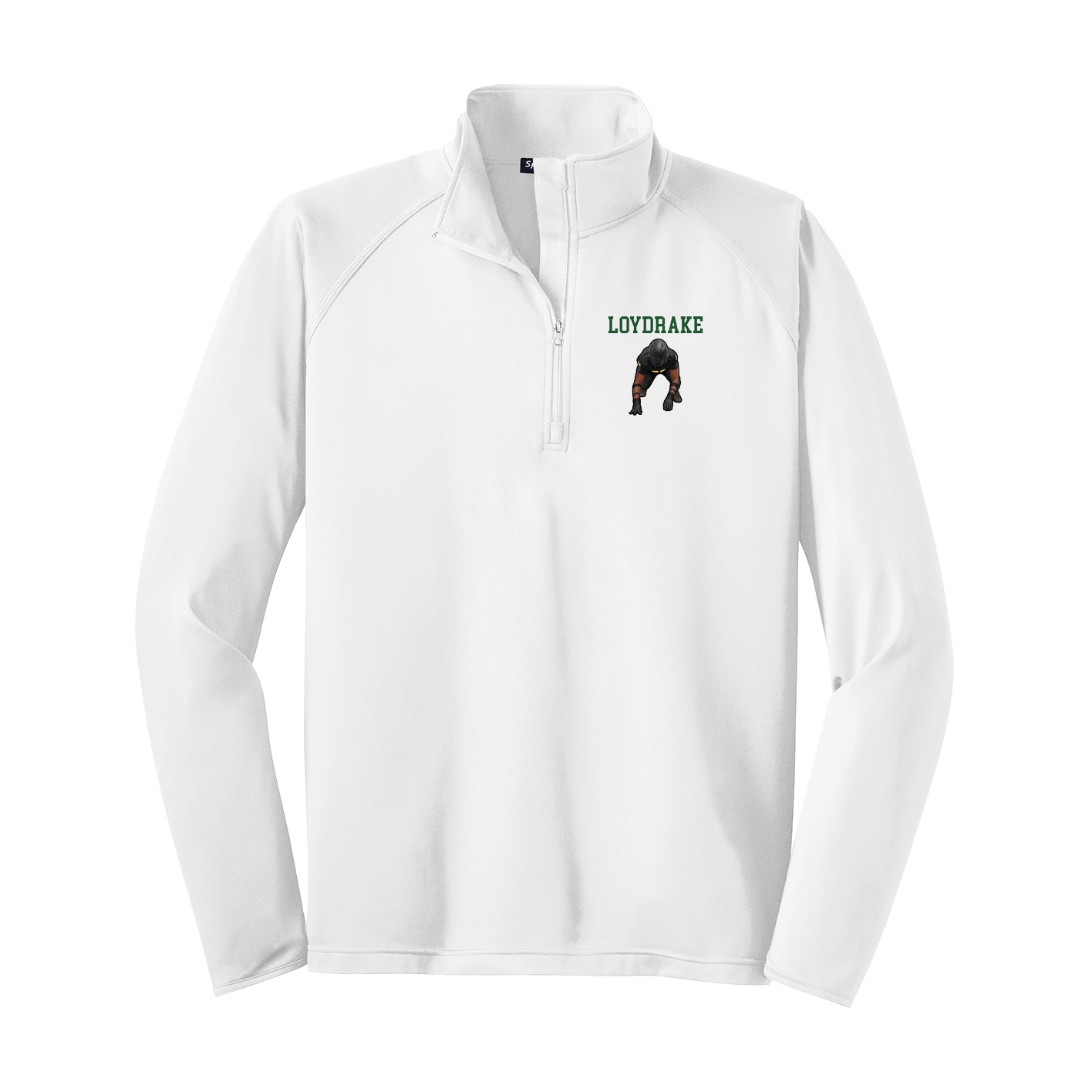 Q-Zip Pullover — Shirsey in White