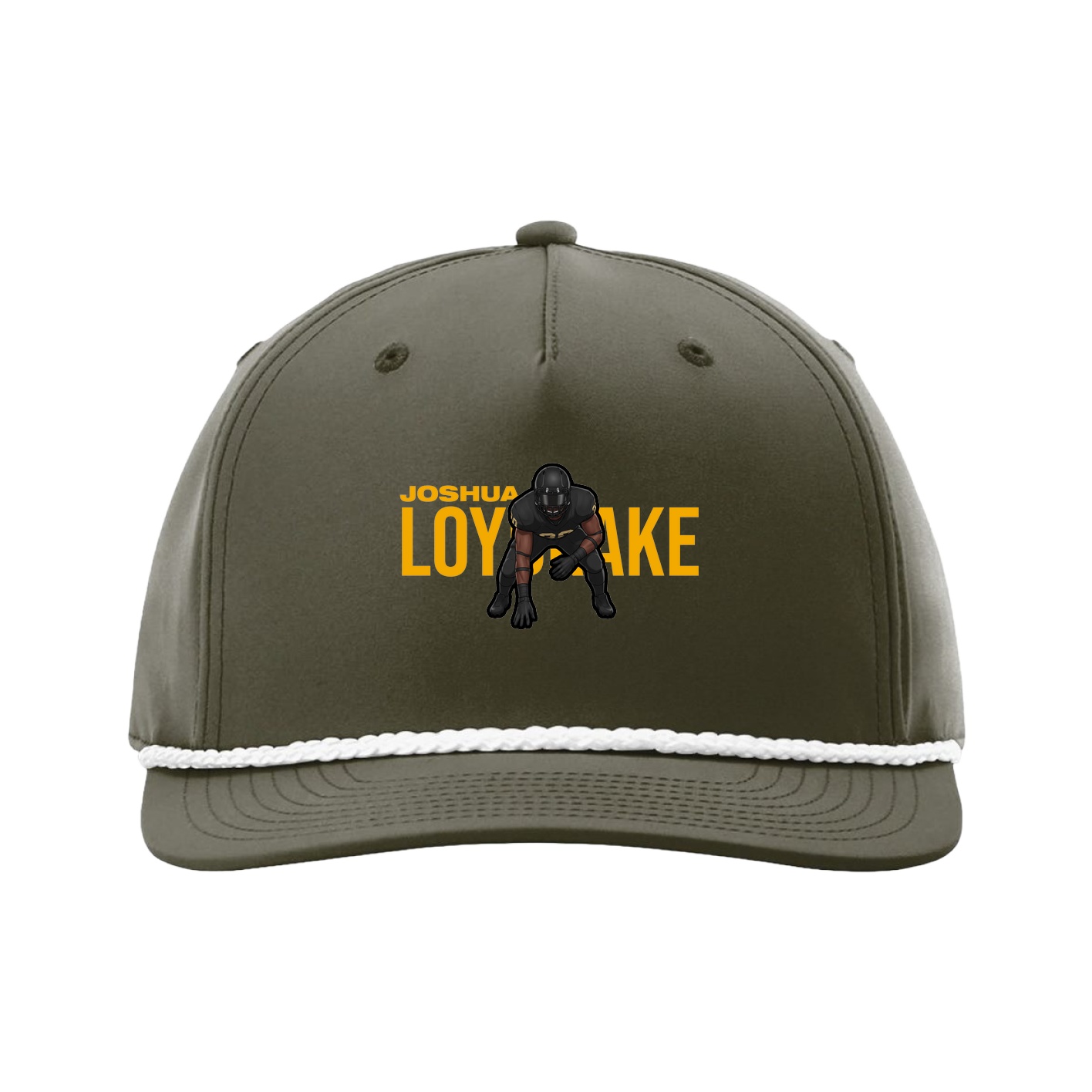 Five-Panel Classic Rope Cap — Player Name in Green