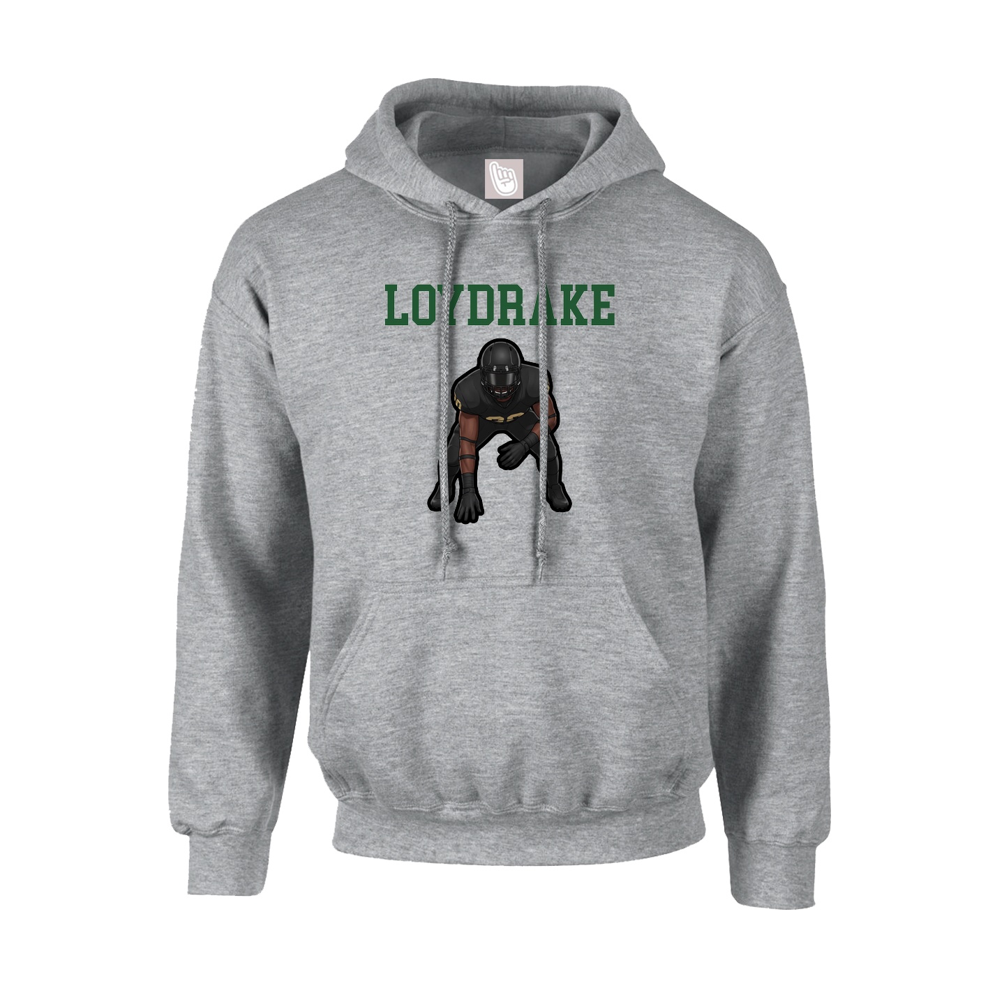 Hoodie — Shirsey in Grey