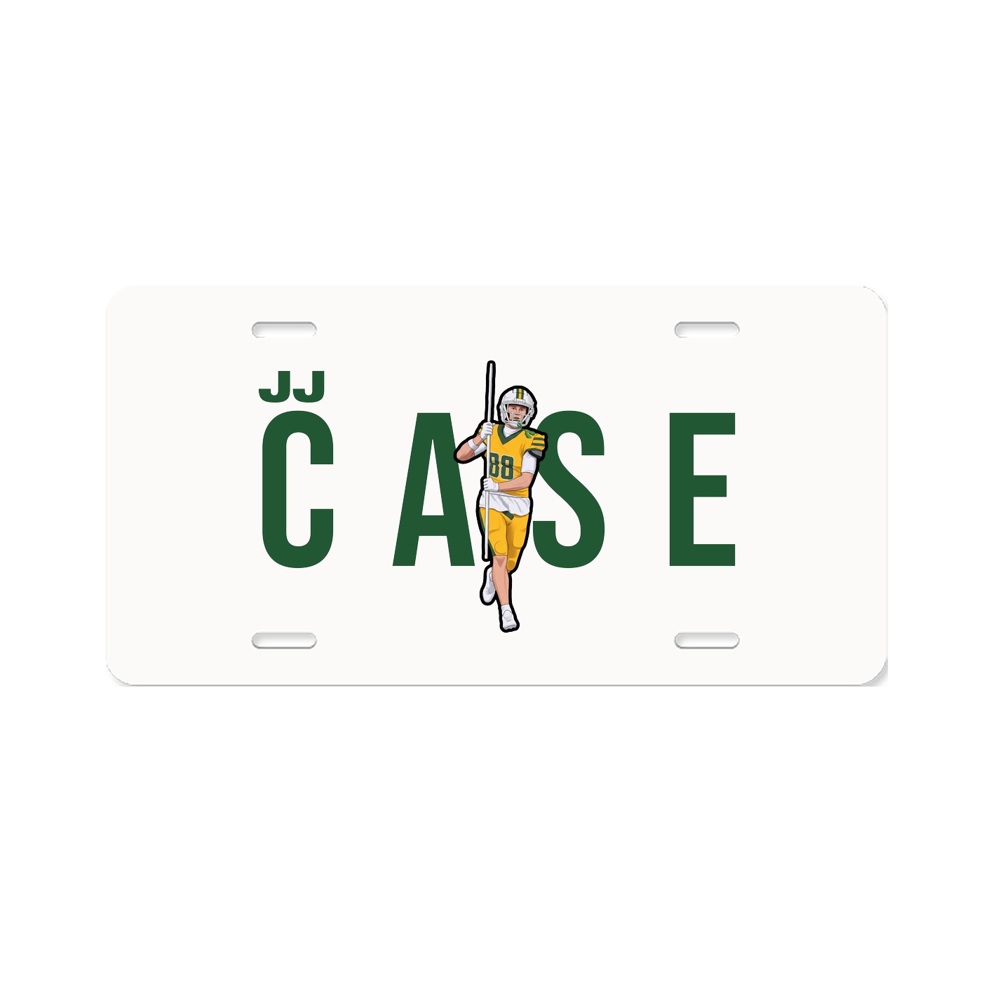 License Plate — Player Name in Classic