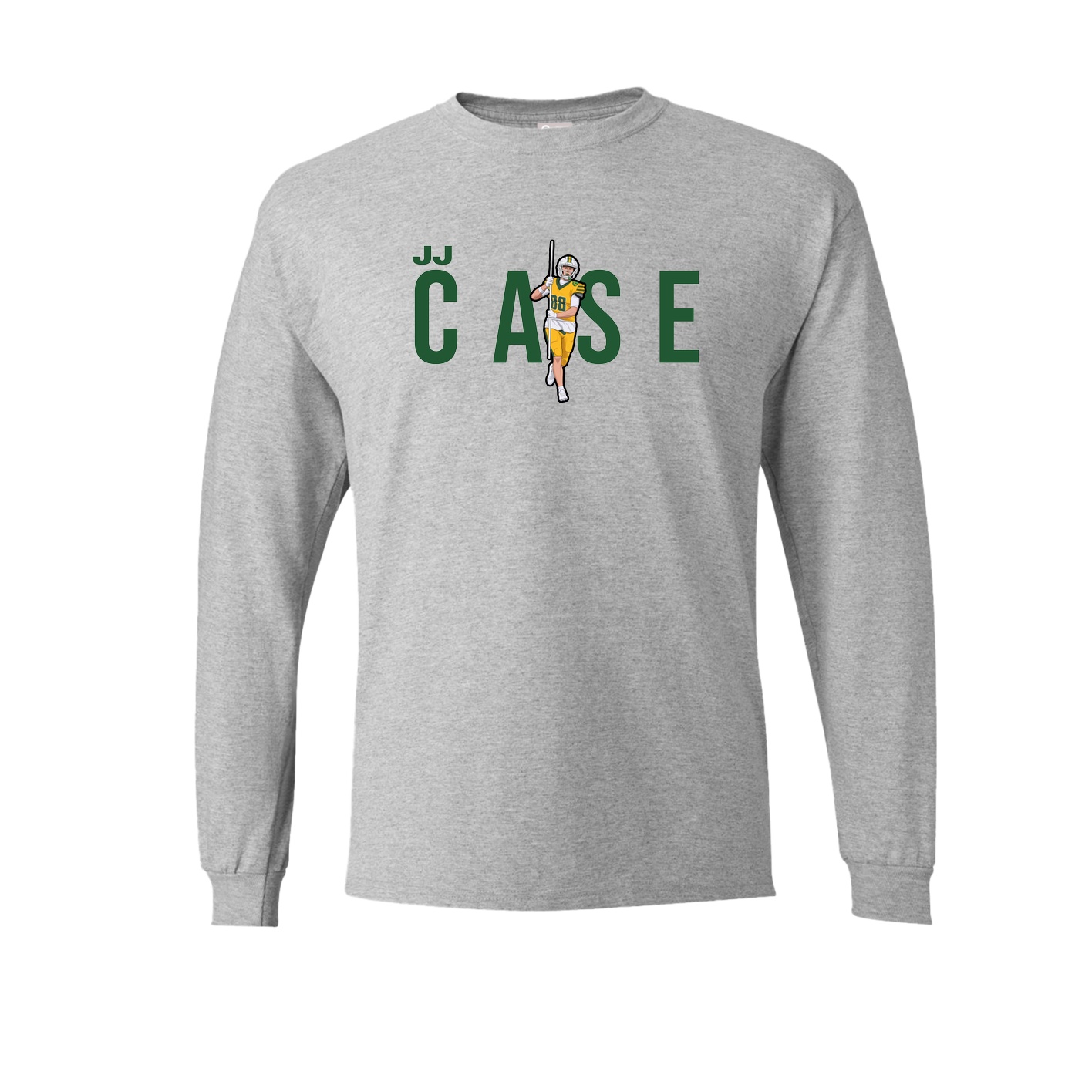 Long Sleeve Tee — Player Name in Grey