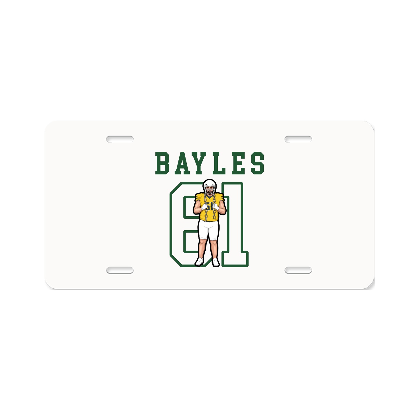 License Plate — Shirsey in Classic