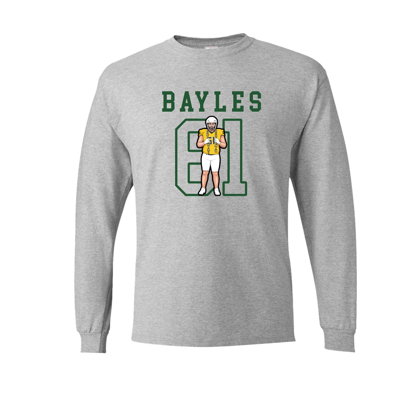 Long Sleeve Tee — Shirsey in Grey