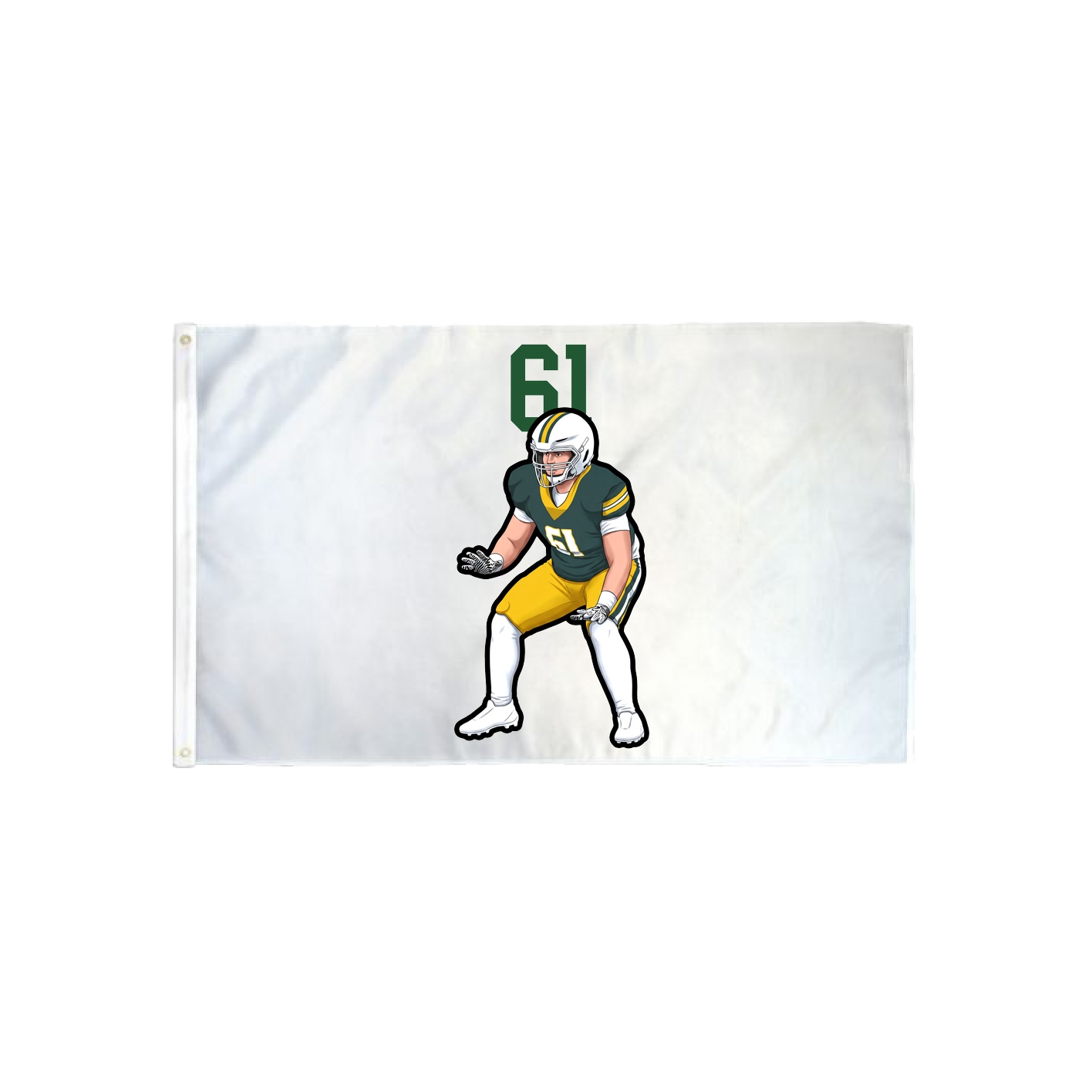 3x5 Flag — Number Top in Classic