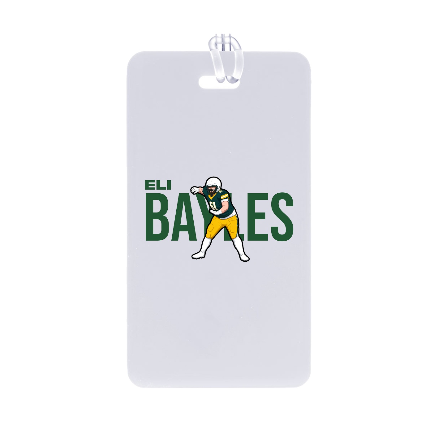 Bag Tag — Player Name in Classic