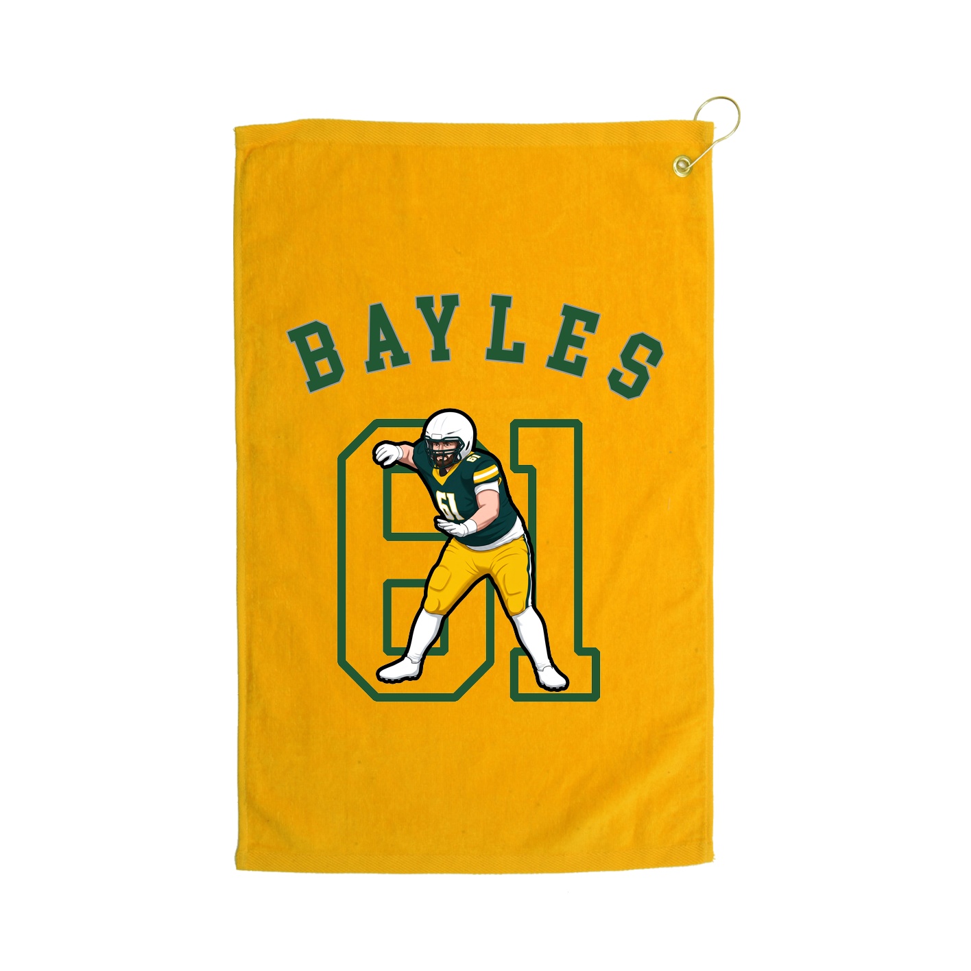Golf Towel — Shirsey Arch in Gold