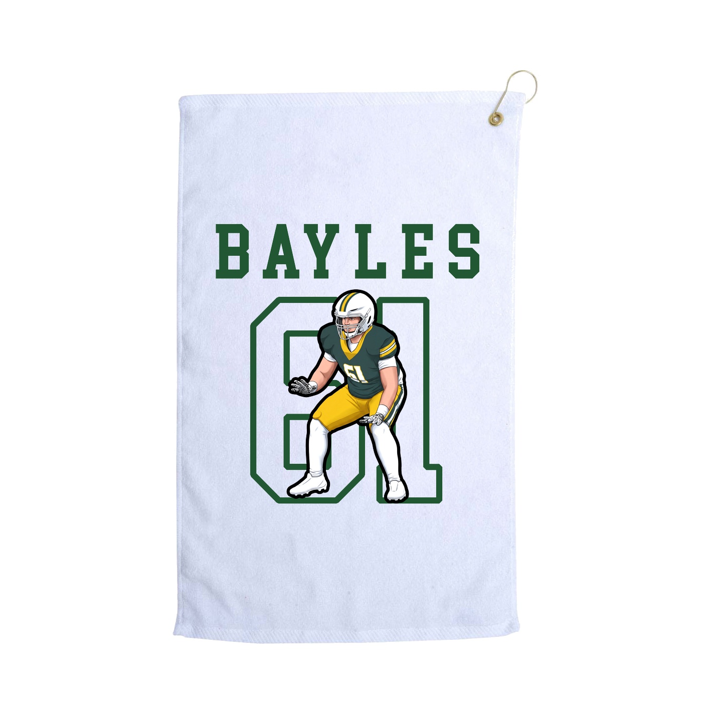 Golf Towel — Shirsey in White