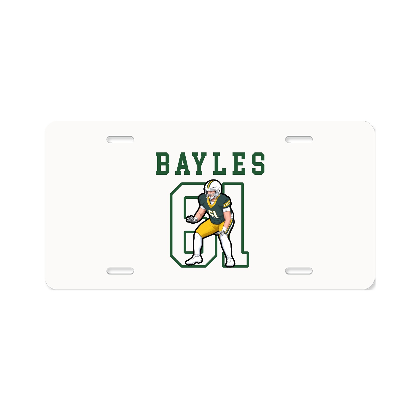 License Plate — Shirsey in Classic