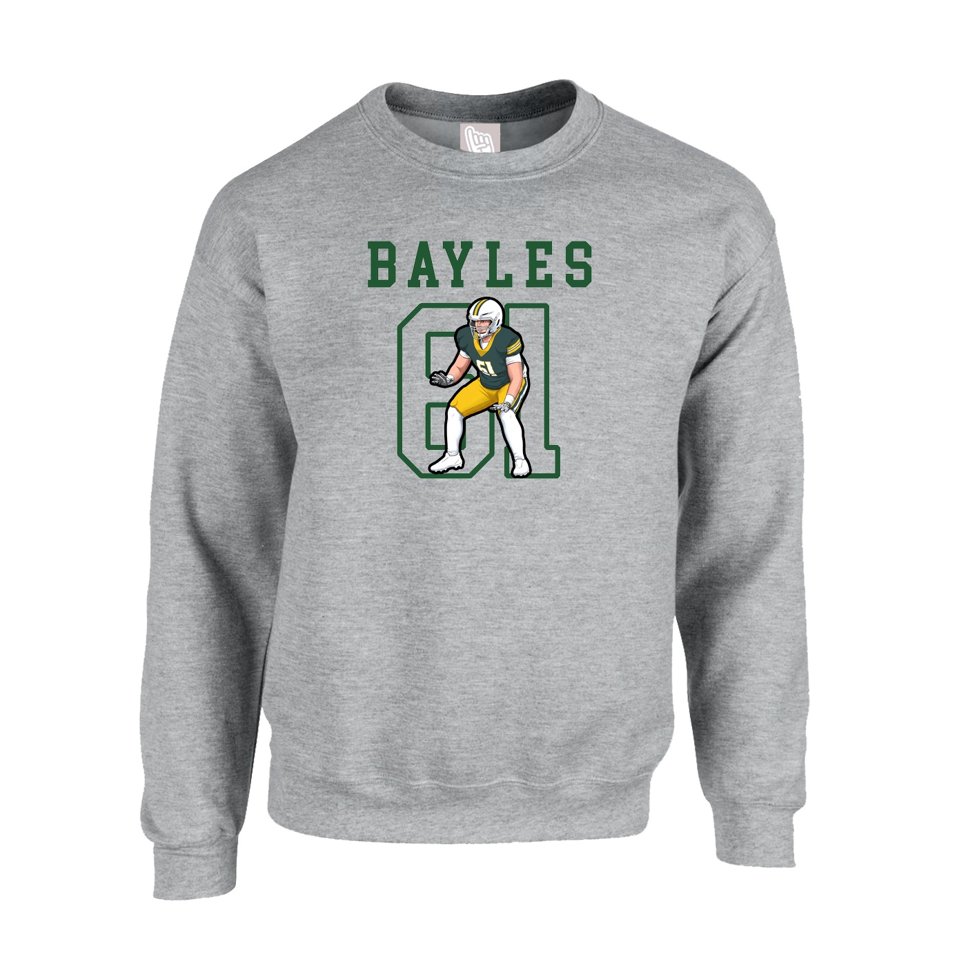Fleece Crew — Shirsey in Grey