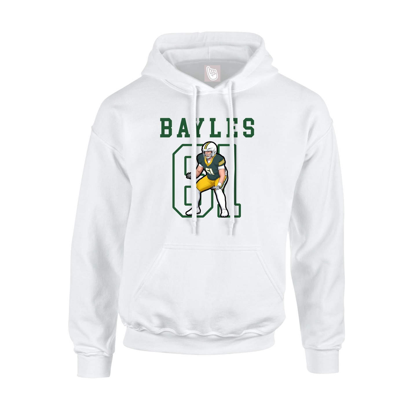 Youth Hoodie — Shirsey in White