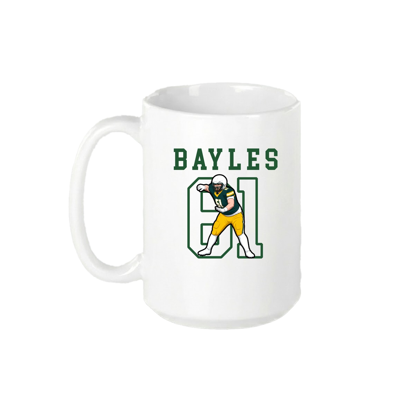 15oz Coffee Mug — Shirsey in White