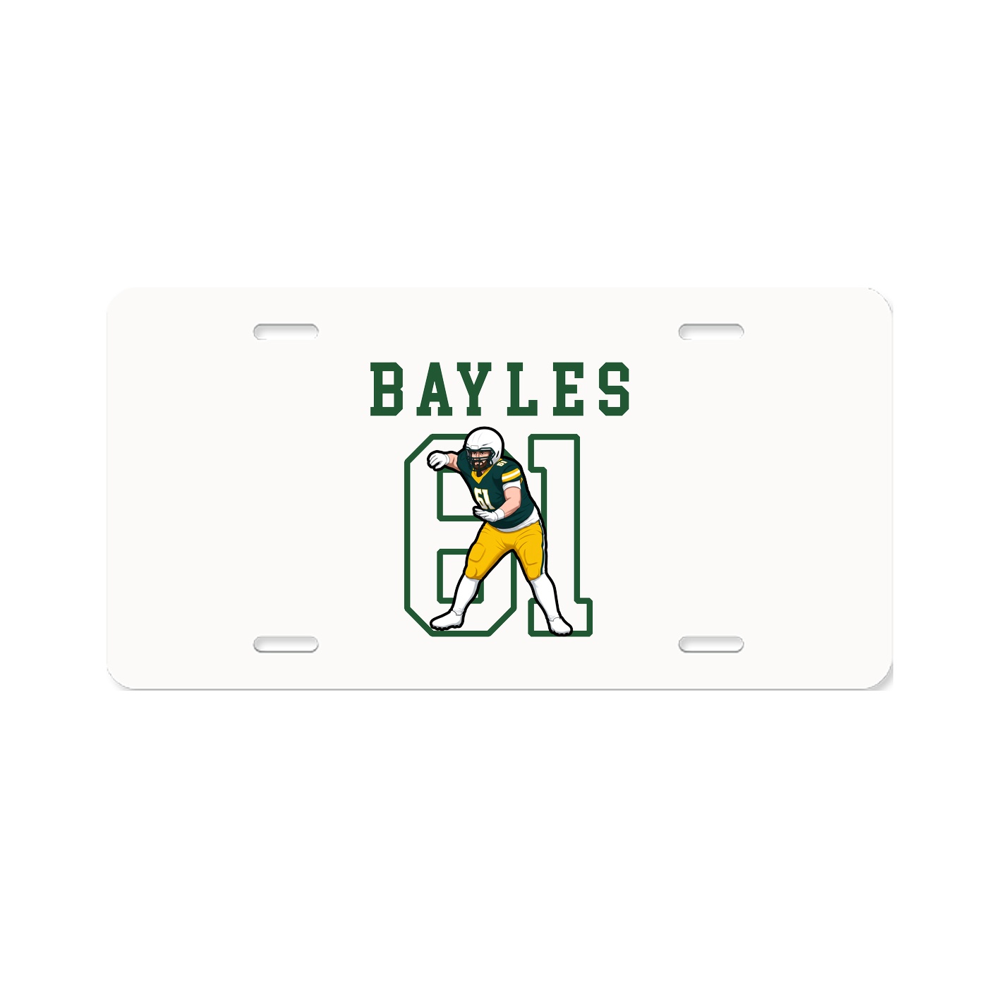 License Plate — Shirsey in Classic