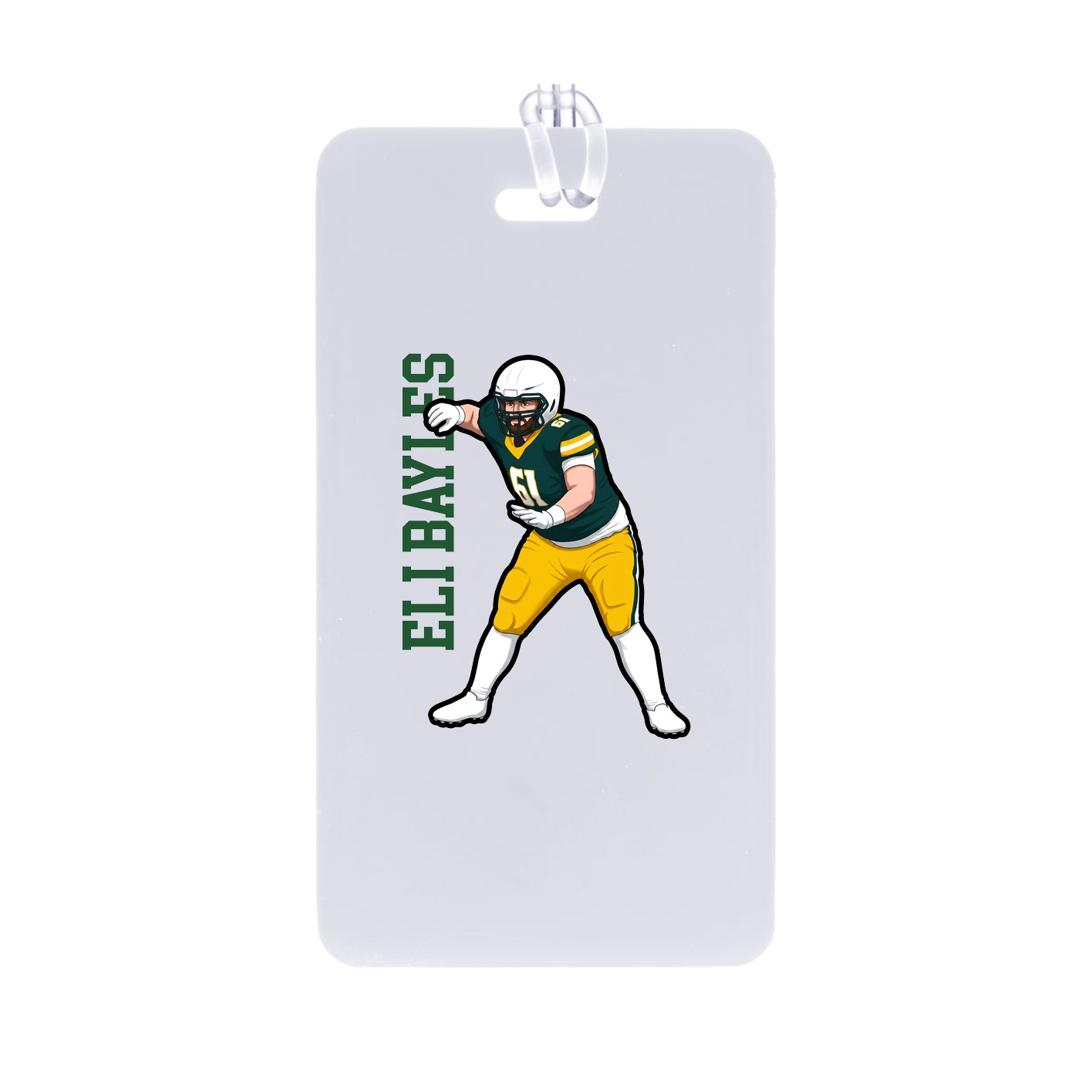 Bag Tag — Name Vertical in Classic