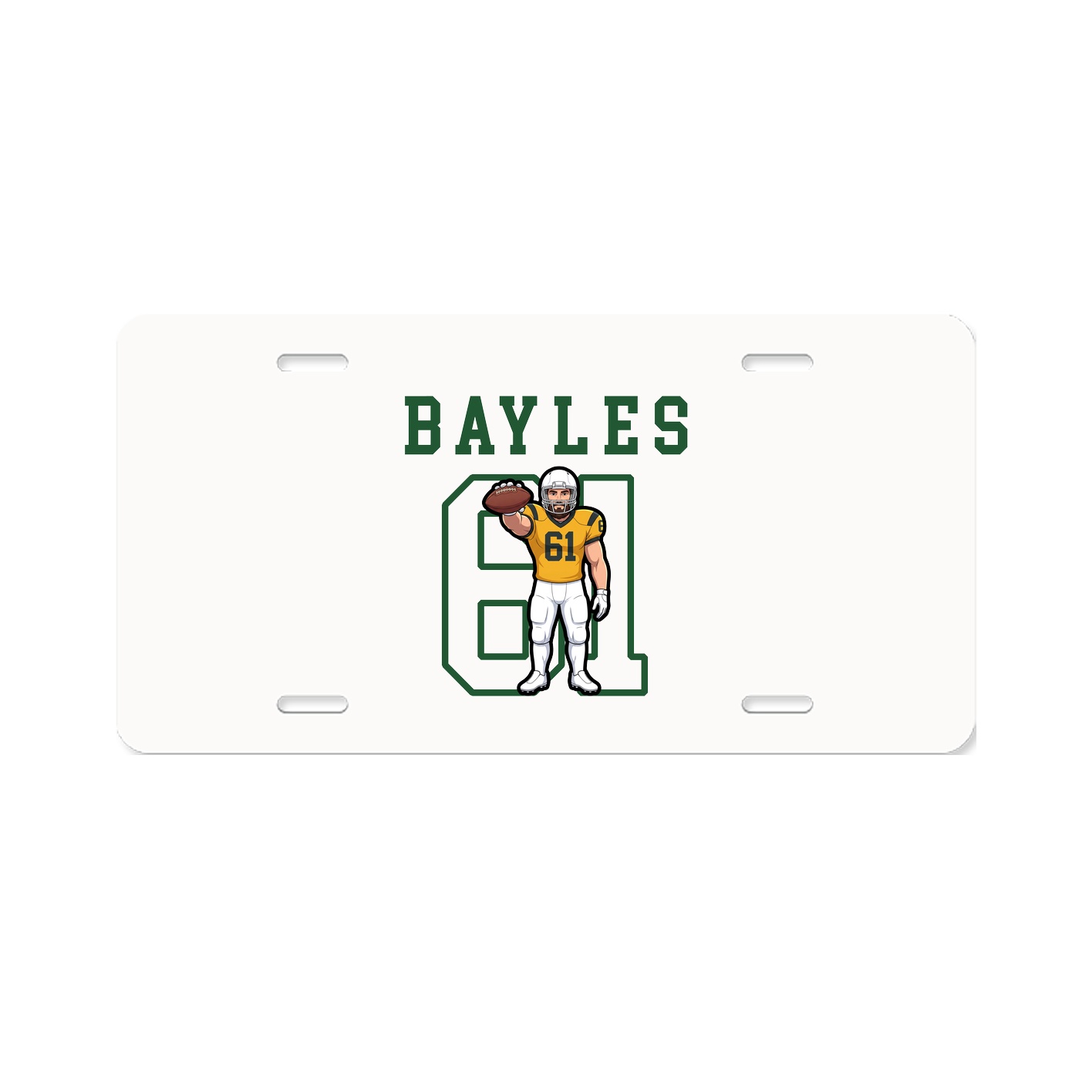 License Plate — Shirsey in Classic