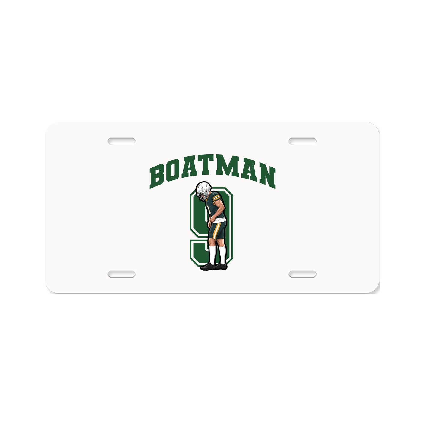 License Plate — Number in Classic